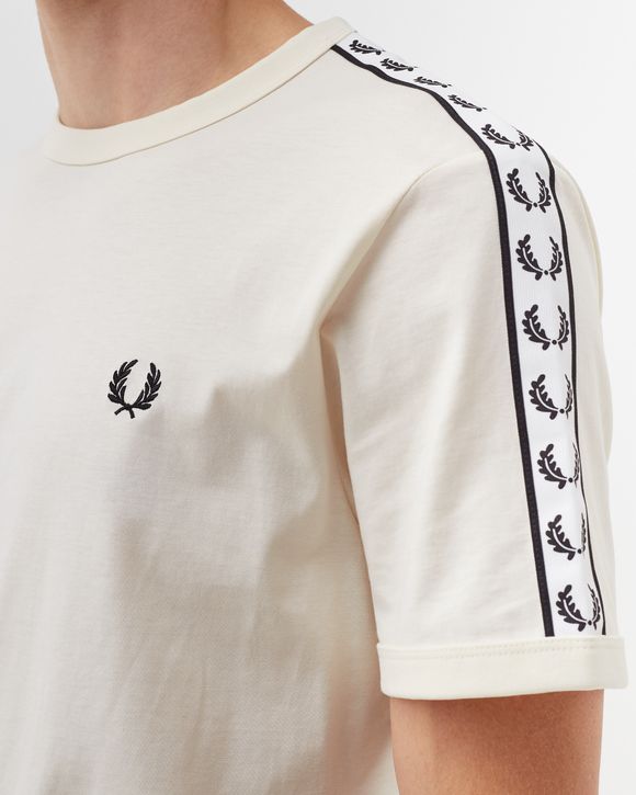 トップス FRED PERRY Taped Ringer T-Shirt Taped Ringer T-Shirt - Carbon Blue | Men's T-Shirts