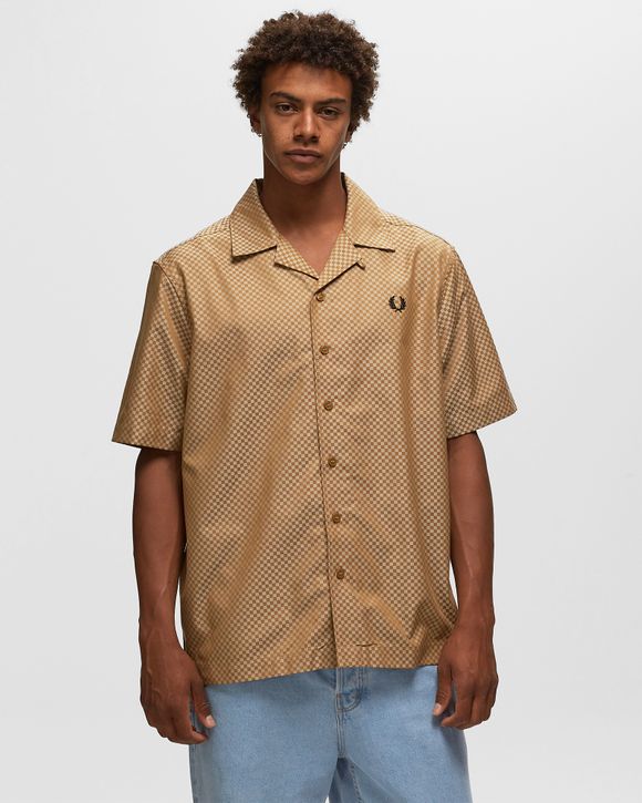 Chequerboard Revere Collar Shirt