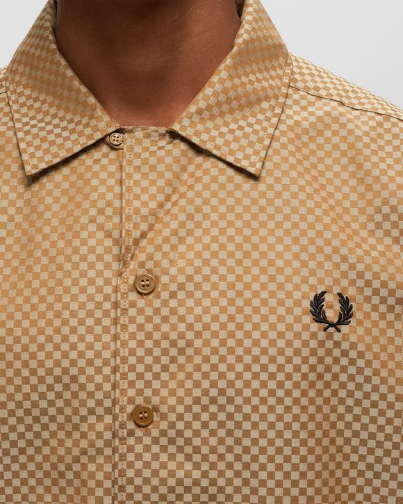 Chequerboard Revere Collar Shirt