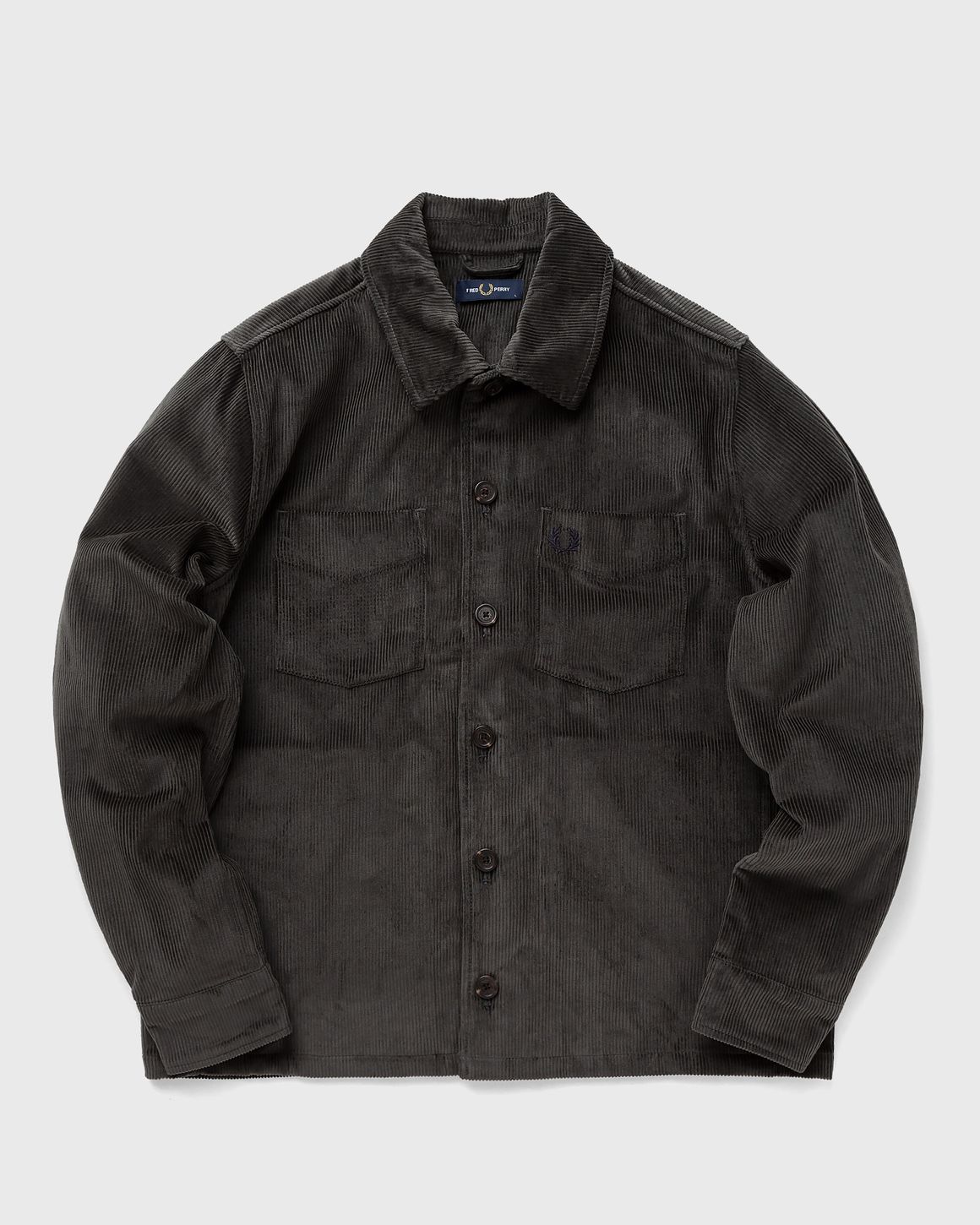 Fred Perry CORDUROY OVERSHIRT Black | BSTN Store