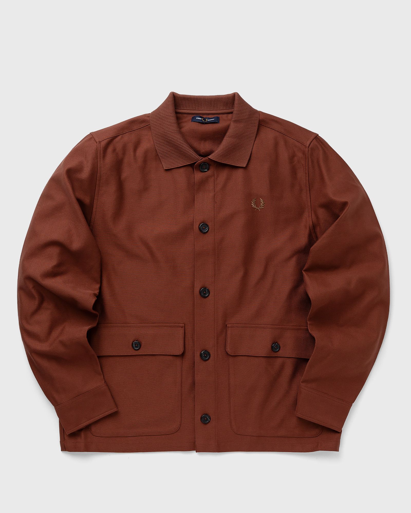 Fred Perry UTILITY POCKET OVERSHIRT Brown | BSTN Store