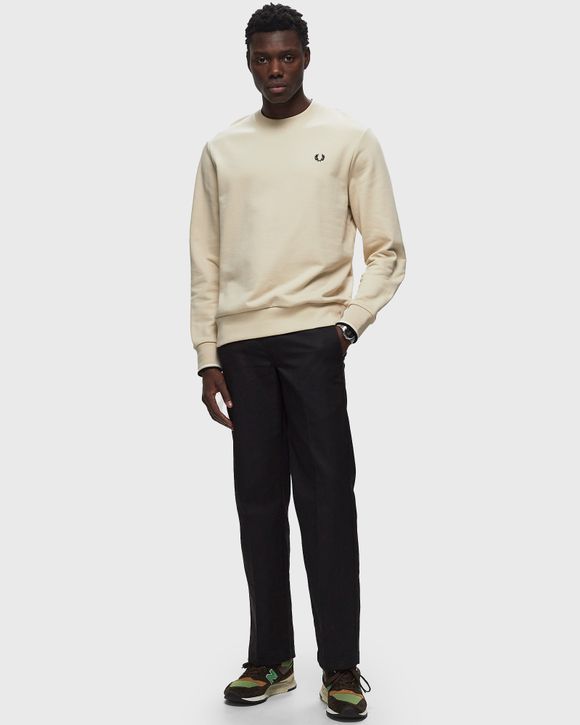 Fred Perry Crew Neck Sweatshirt White BSTN Store