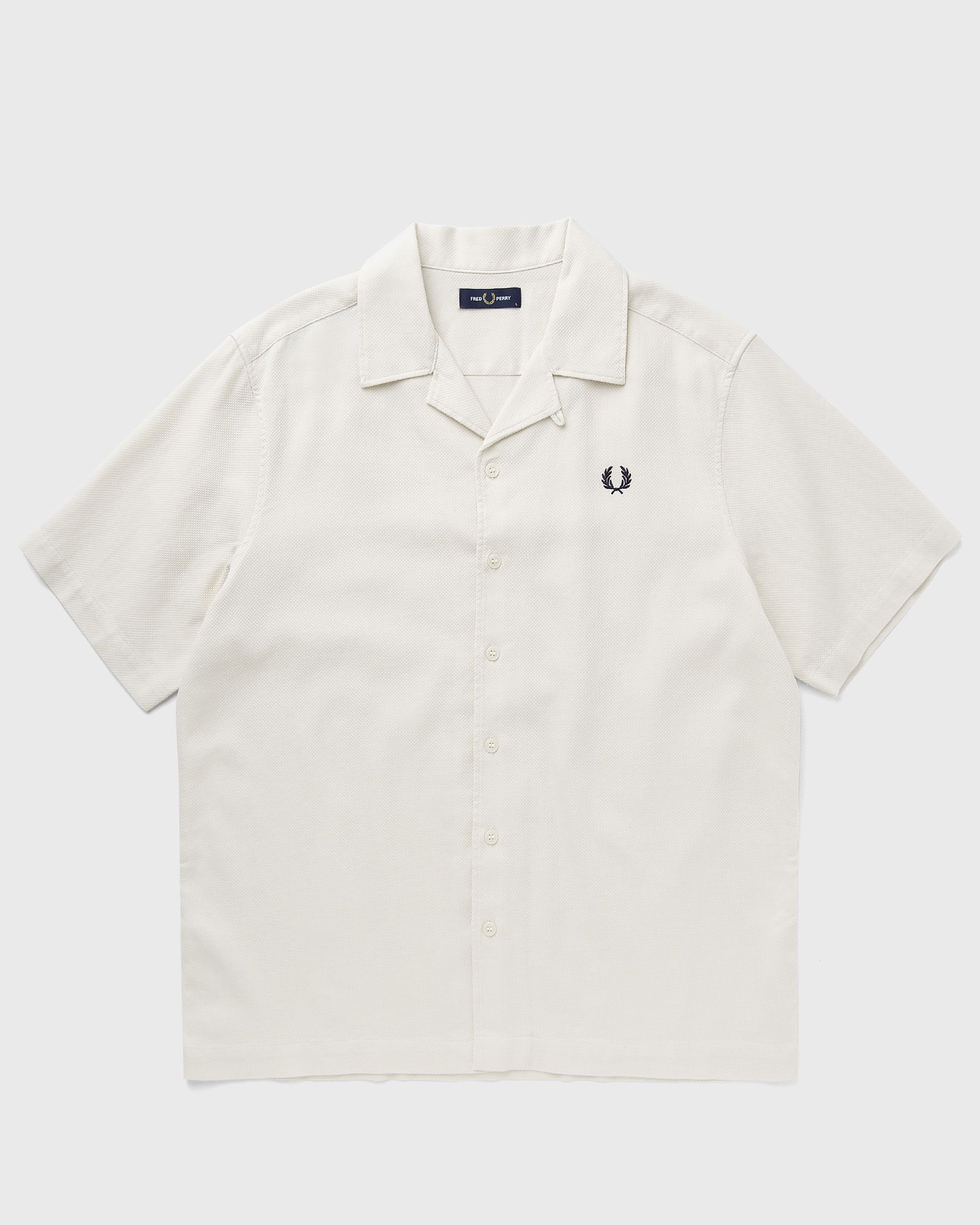 PIQUE TEXTURE REVERE COLLAR SH