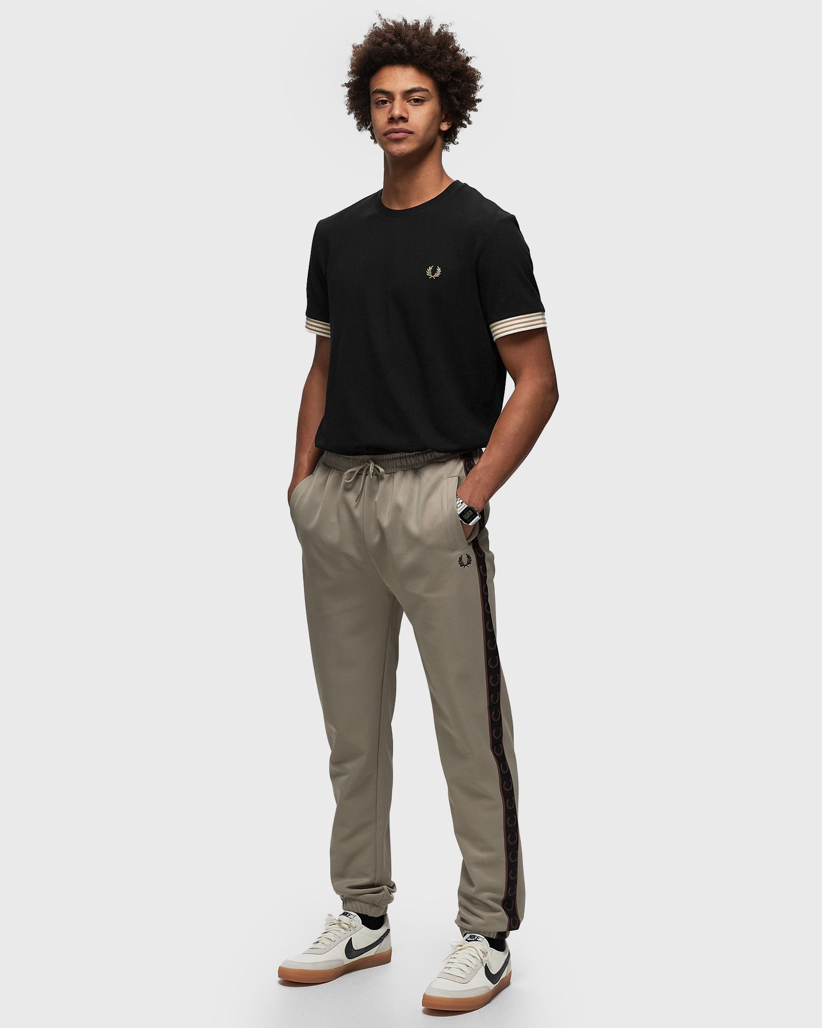 Striped Cuff T-Shirt