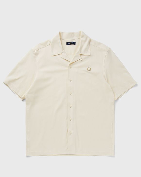 Woven Mesh Revere Collar Shirt