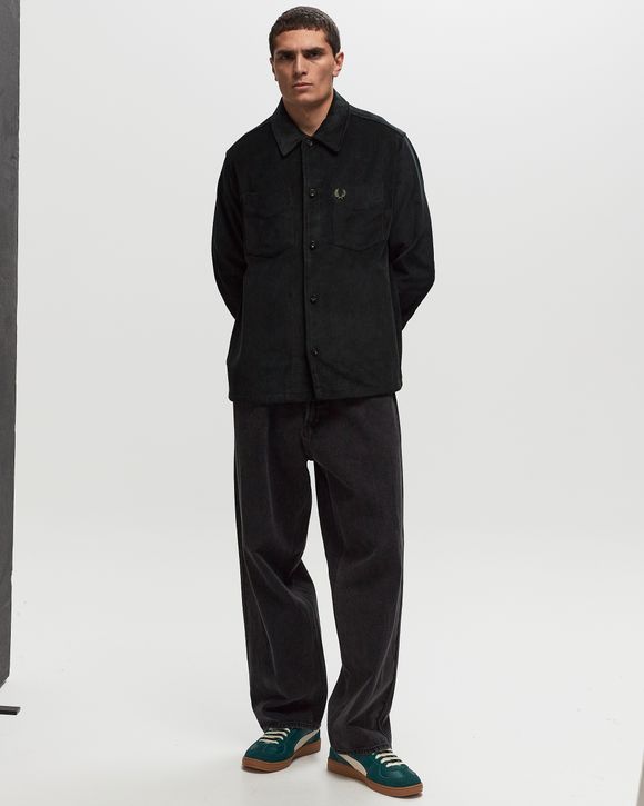 Fred Perry CORDUROY OVERSHIRT Black | BSTN Store Fred Perry CORDUROY OVERSHIRT Black | BSTN Store