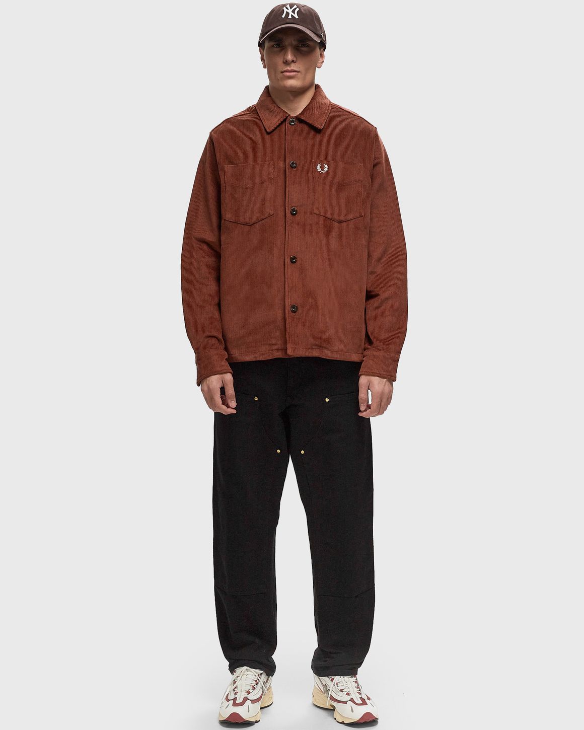 Fred Perry CORDUROY OVERSHIRT Brown | BSTN Store Fred Perry CORDUROY OVERSHIRT Brown | BSTN Store