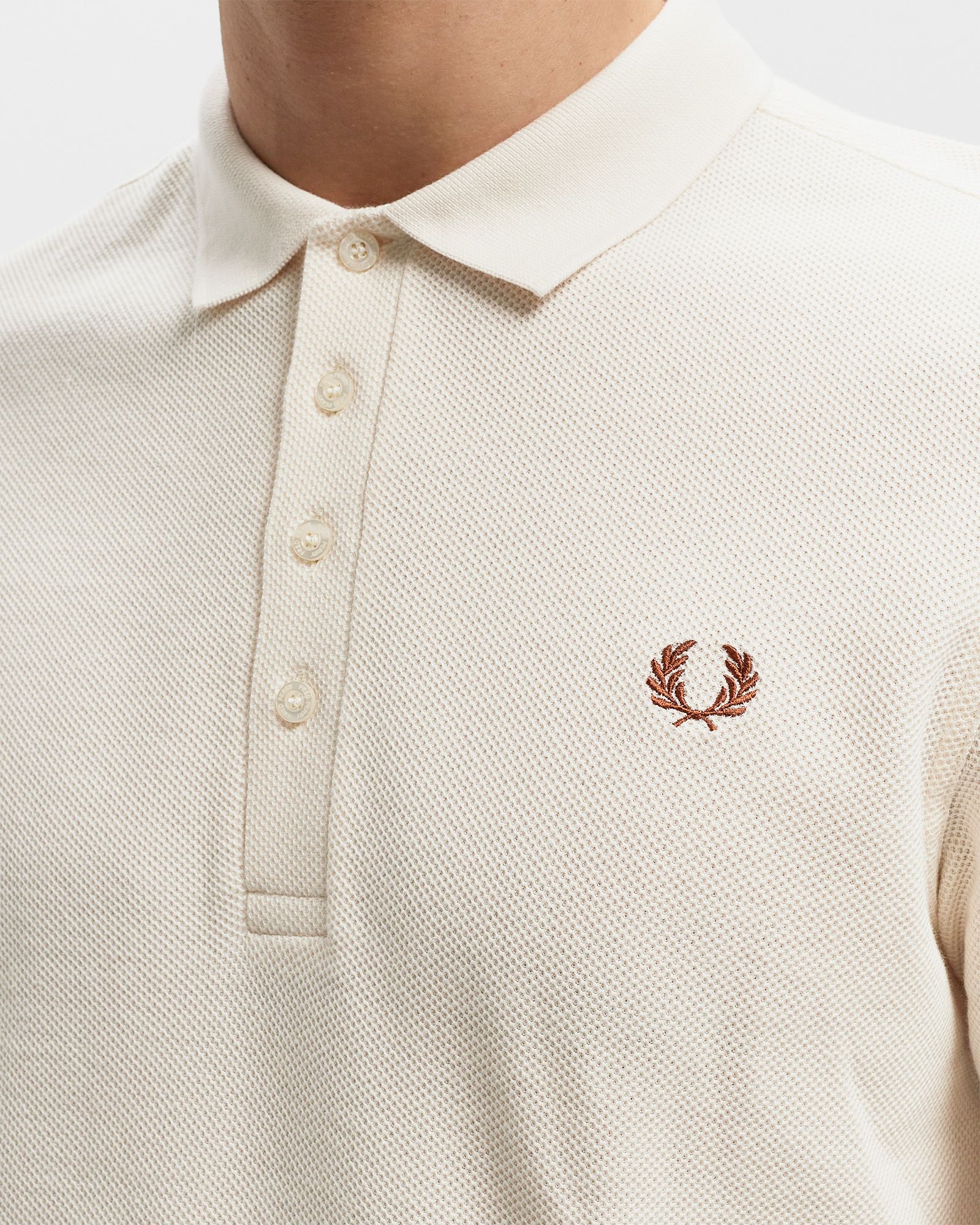 HONEYCOMB LONG SLEEVE POLO