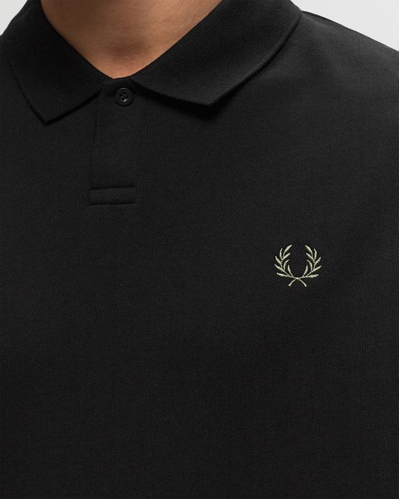 【FRED PERRY】 ★ Collared Sweatshirt ★ Black Fred Perry COLLARED SWEATSHIRT Black | BSTN Store