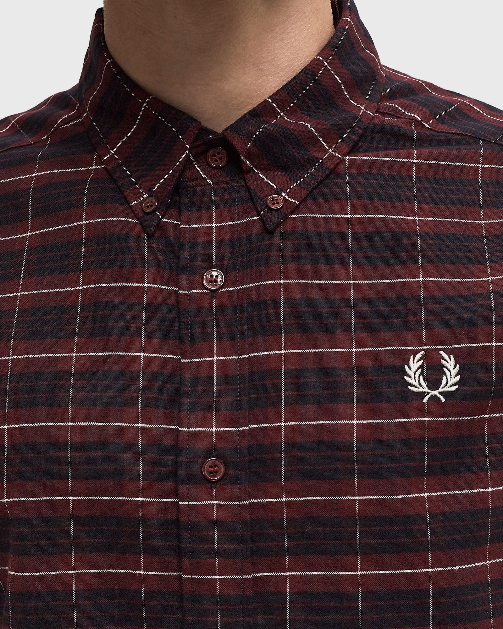 BRUSHED OXFORD TARTAN SHIRT