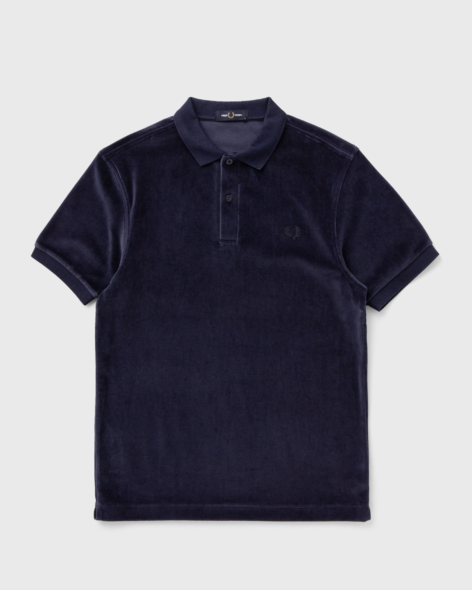 VELOUR ZIP NECK POLO SHIRT
