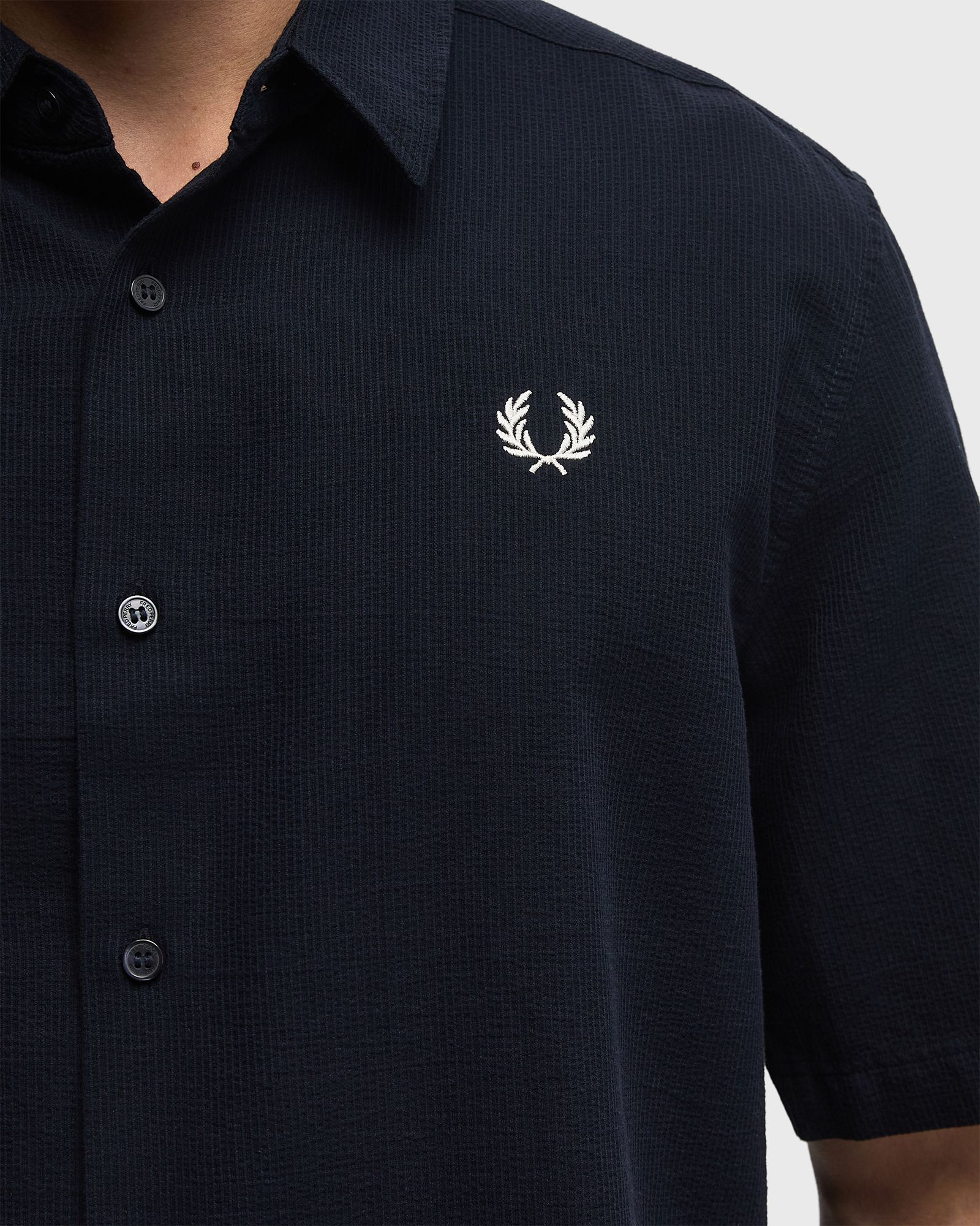 TEXTURED SEERSUCKER SHIRT