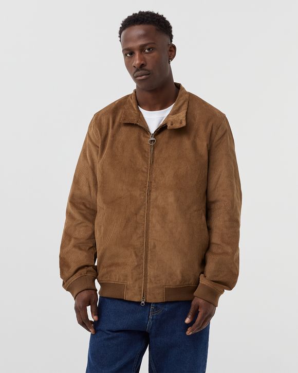 Barbour Cord Royston Casual Jacket Brown Beige