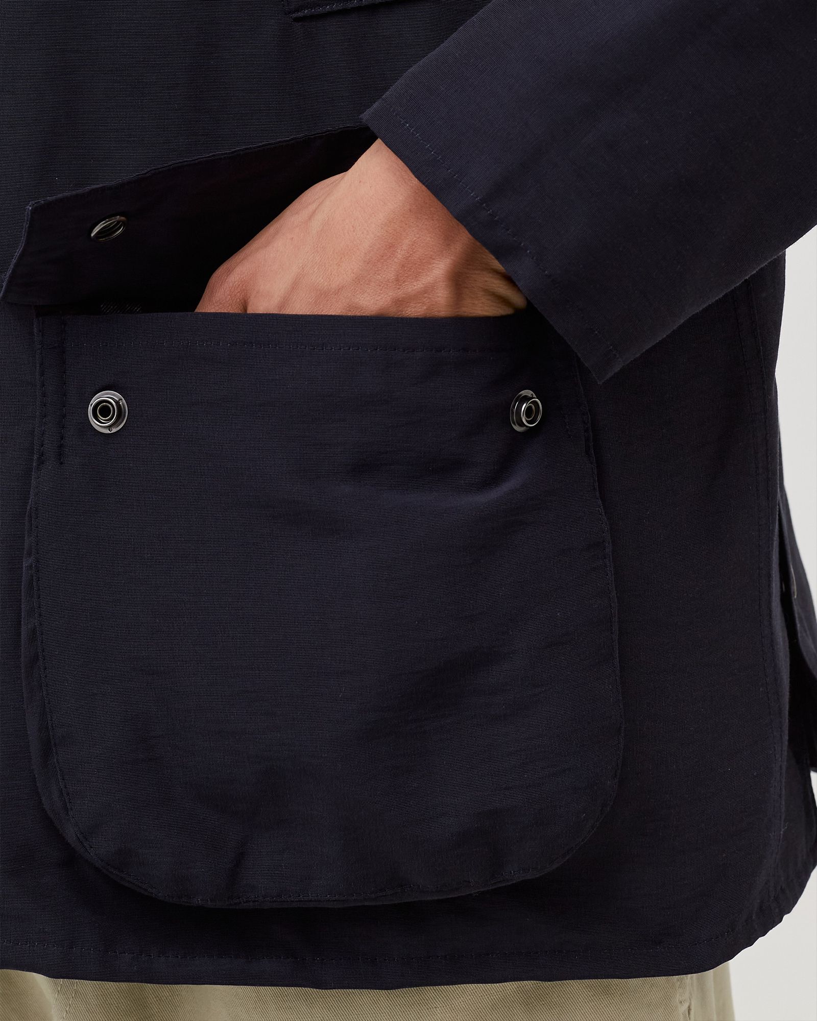 ジャケット・アウター Noah Barbour 60/40 Bedale Jacket Navy L Barbour Barbour x NOAH 60/40 Cas Jacket Blue | BSTN Store