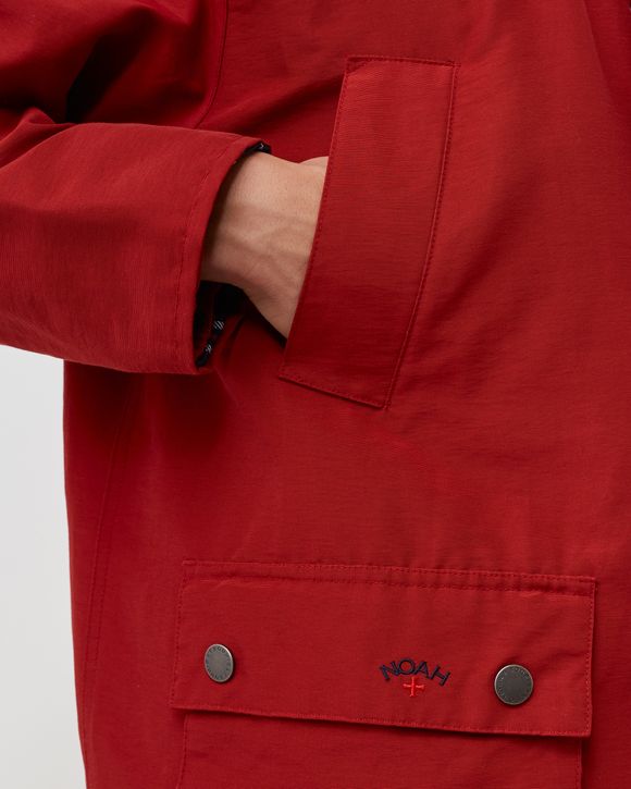 Barbour Barbour x NOAH 60/40 Cas Jacket Red | BSTN Store Barbour Barbour x NOAH 60/40 Cas Jacket Red | BSTN Store