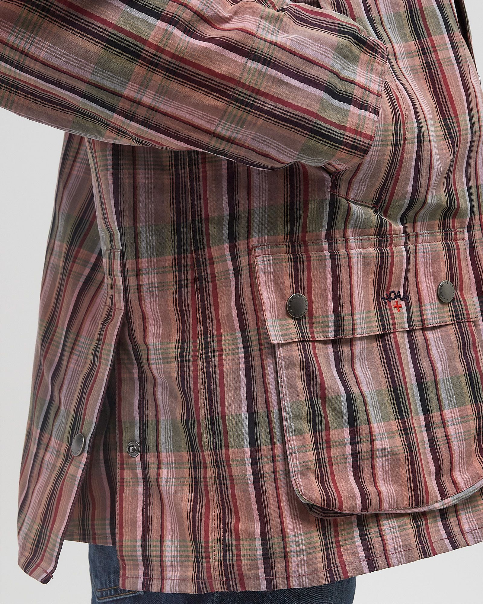 x Noah Madras Bedale Casual Jacket