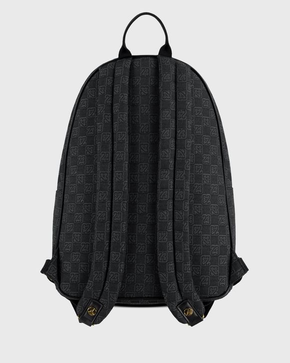Black Monogram Backpack