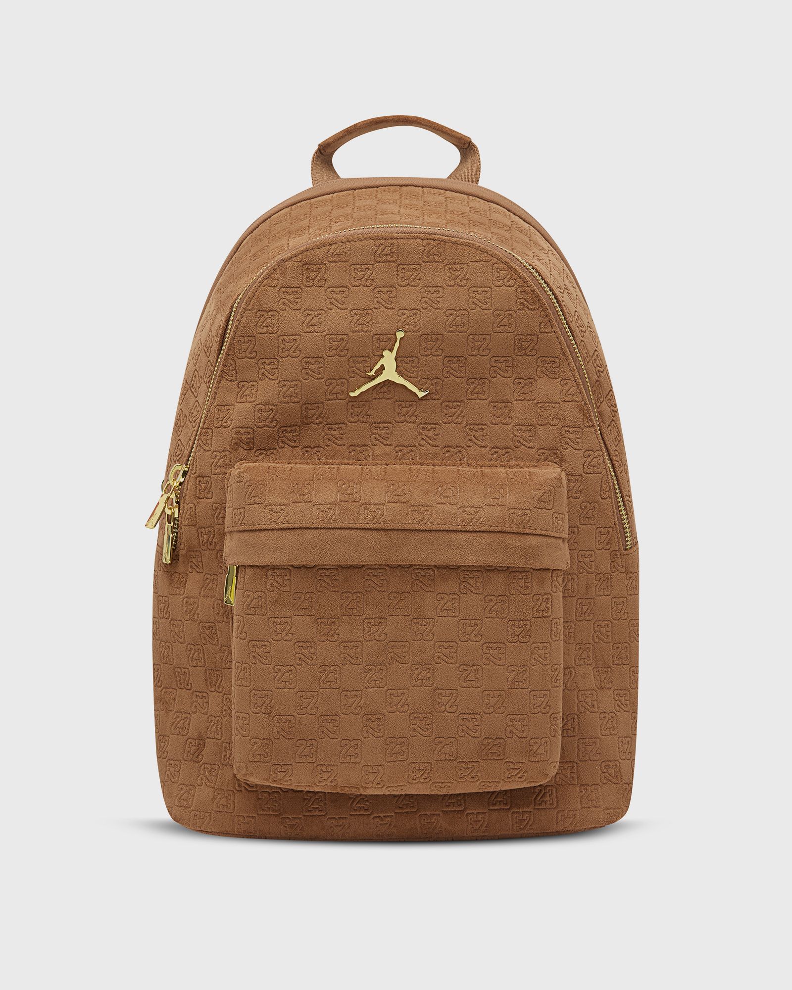 SUEDE MONOGRAM BACKPACK