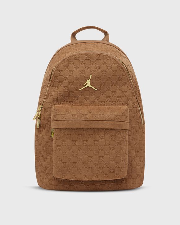 SUEDE MONOGRAM BACKPACK