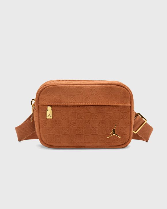 SUEDE MONOGRAM CAMERA BAG