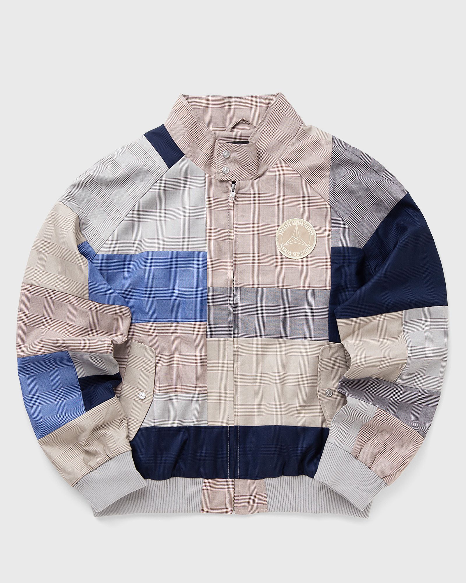 X Mercedes Benz Patchwork Car Coat-image