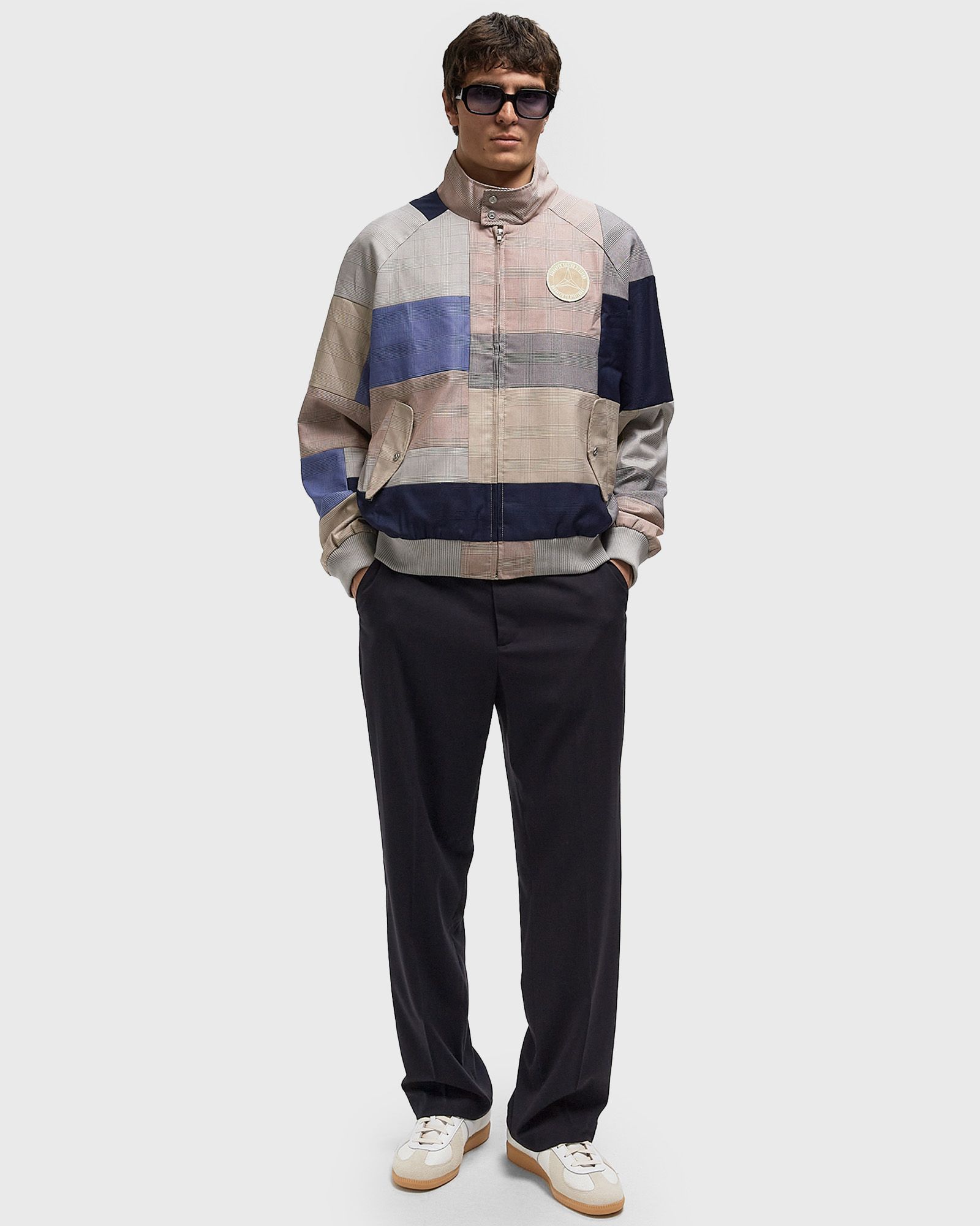 X Mercedes Benz Patchwork Car Coat