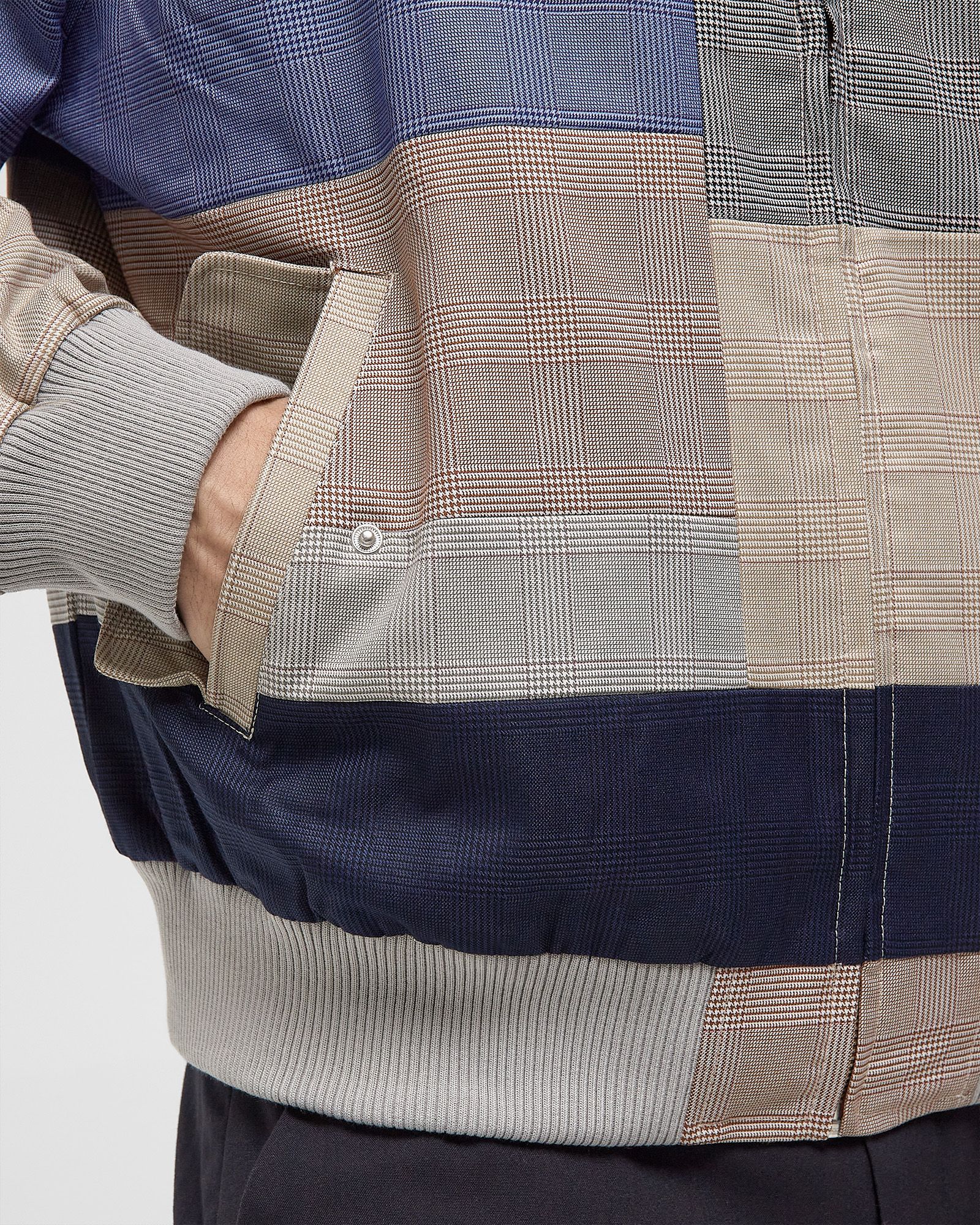 X Mercedes Benz Patchwork Car Coat