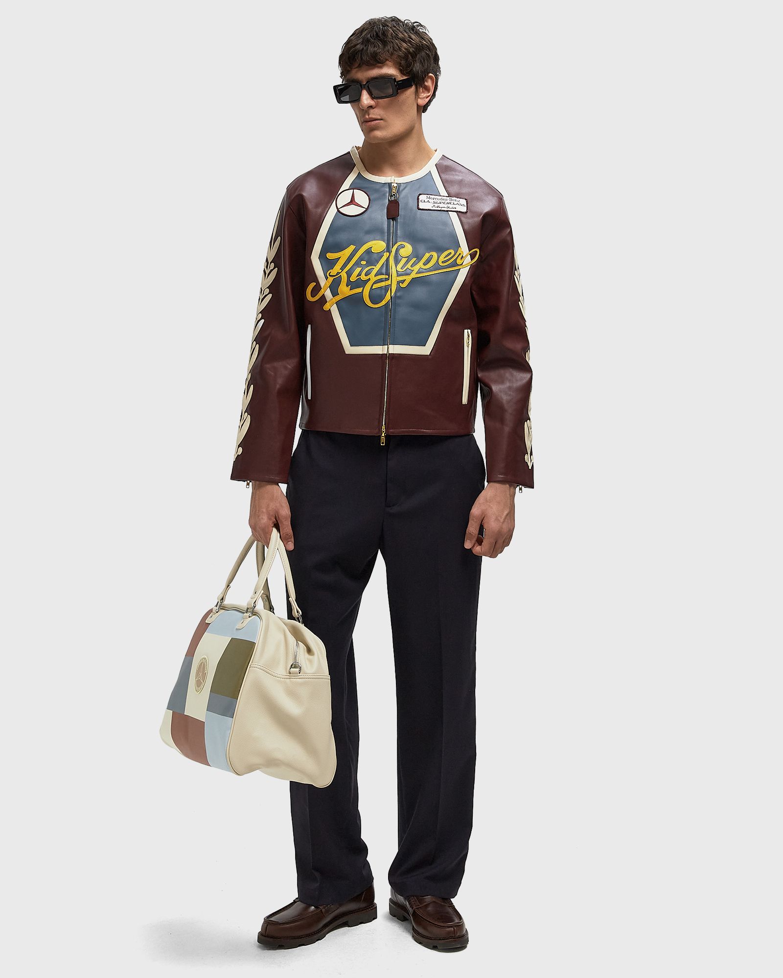 X Mercedes Benz Patchwork Bag