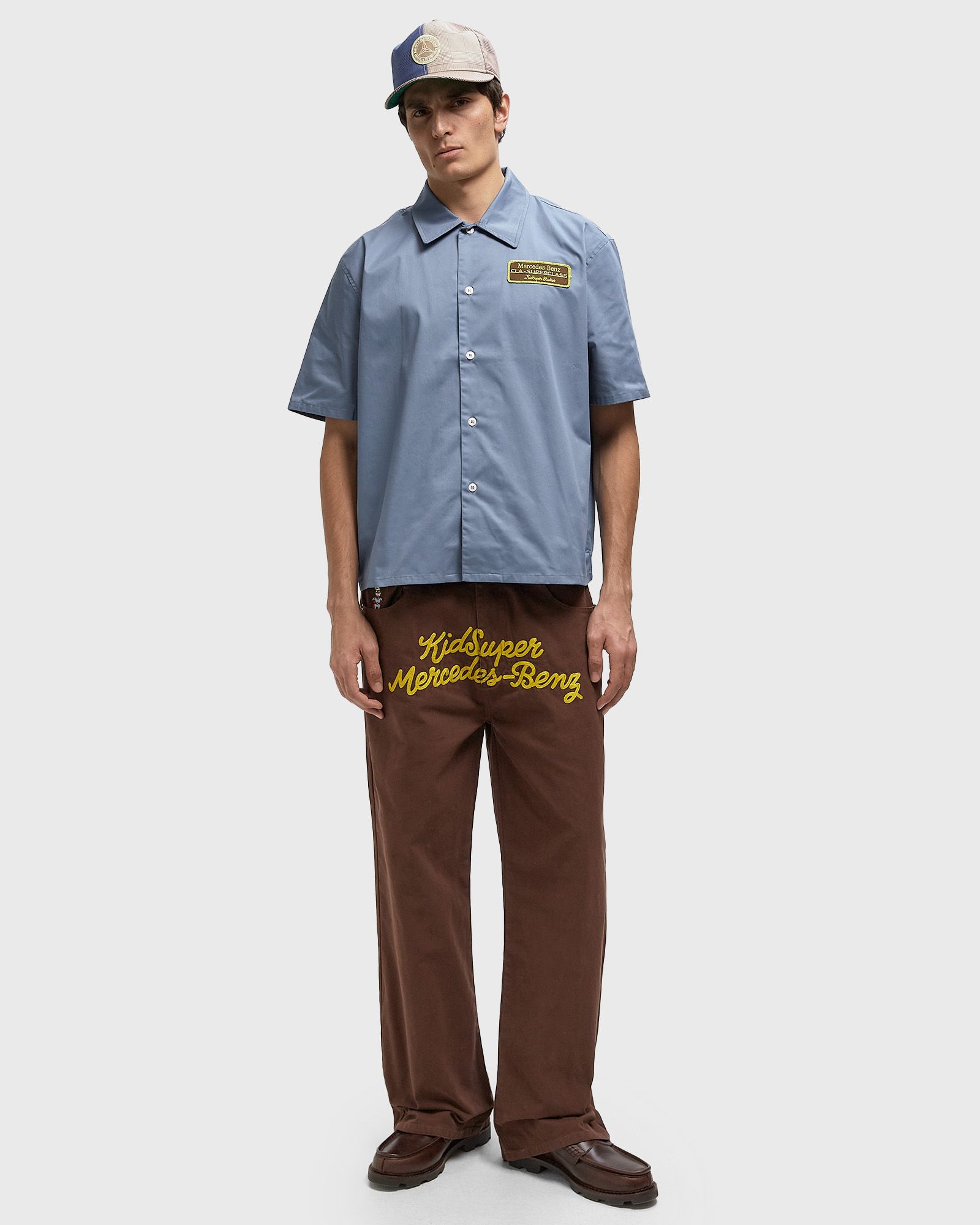 X Mercedes Benz Cropped Work Shirt