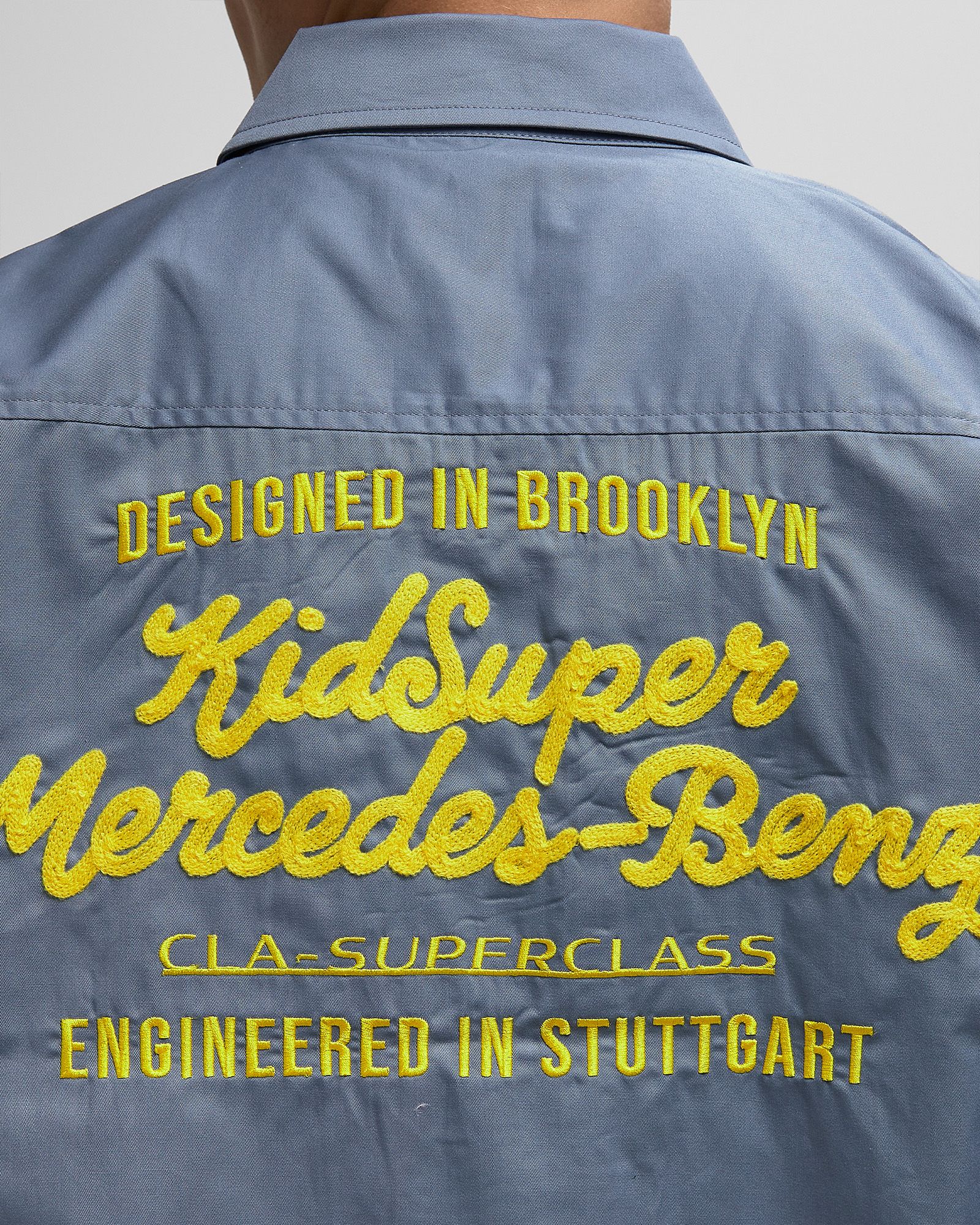 X Mercedes Benz Cropped Work Shirt