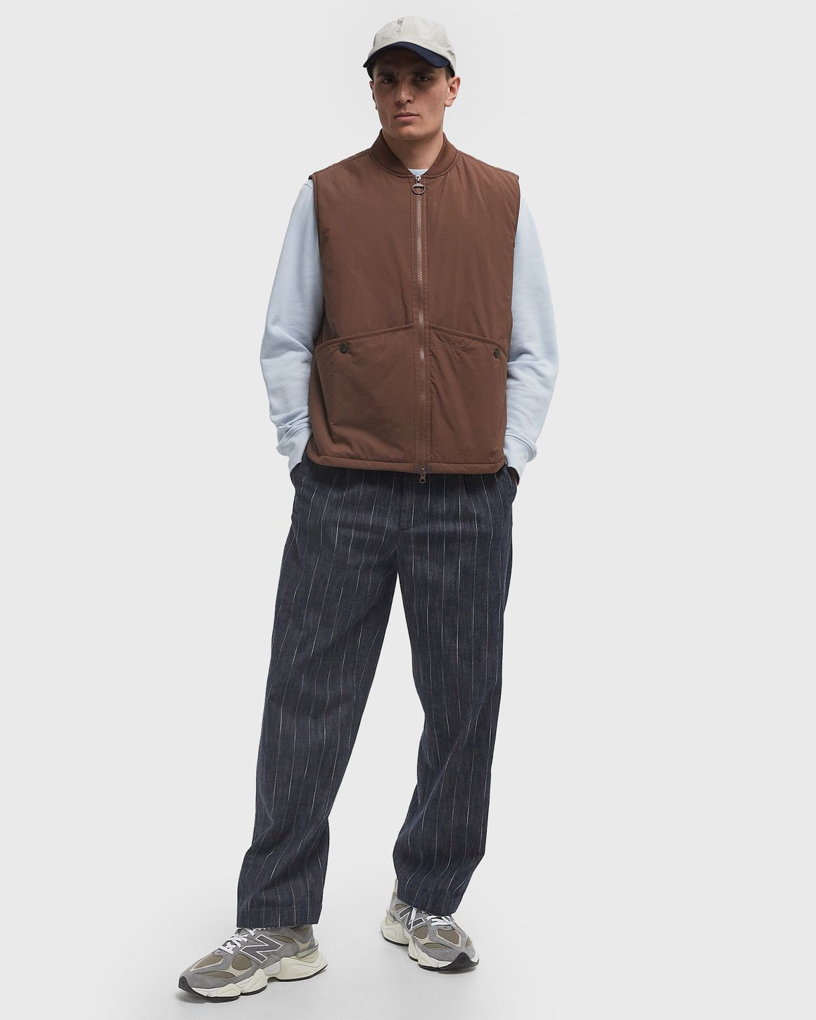 Barbour Re-Engineered Liddesdale Gilet Brown | BSTN Store