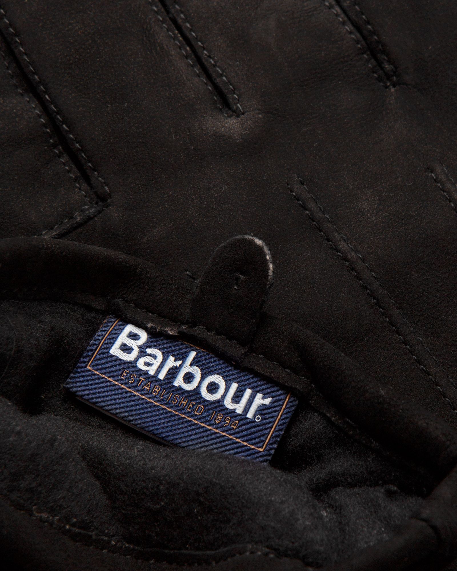 Barbour White Label Lthr Thin Glov