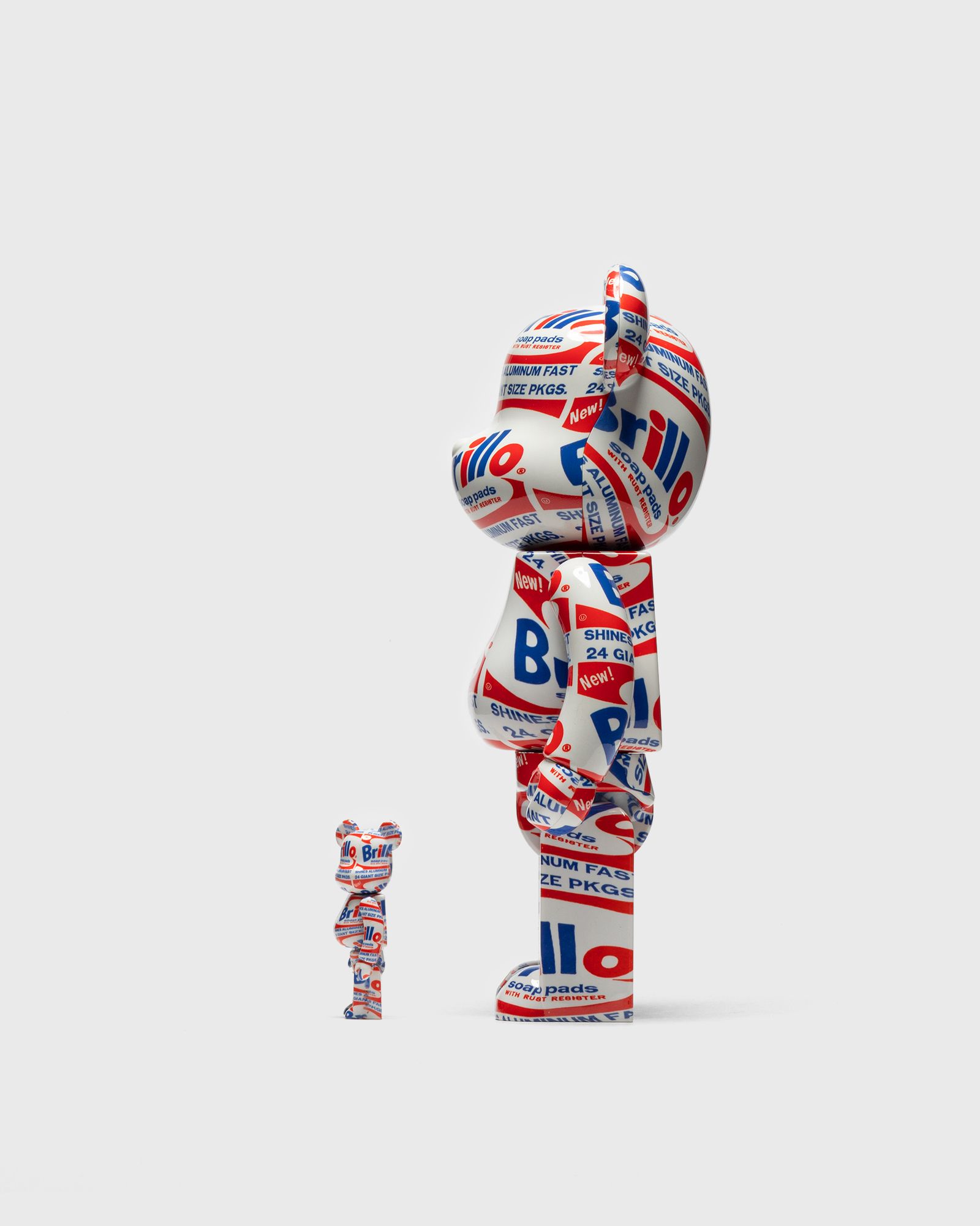 BEARBRICK ANDY WARHOL BRILLO BOX 2-PACK 400%