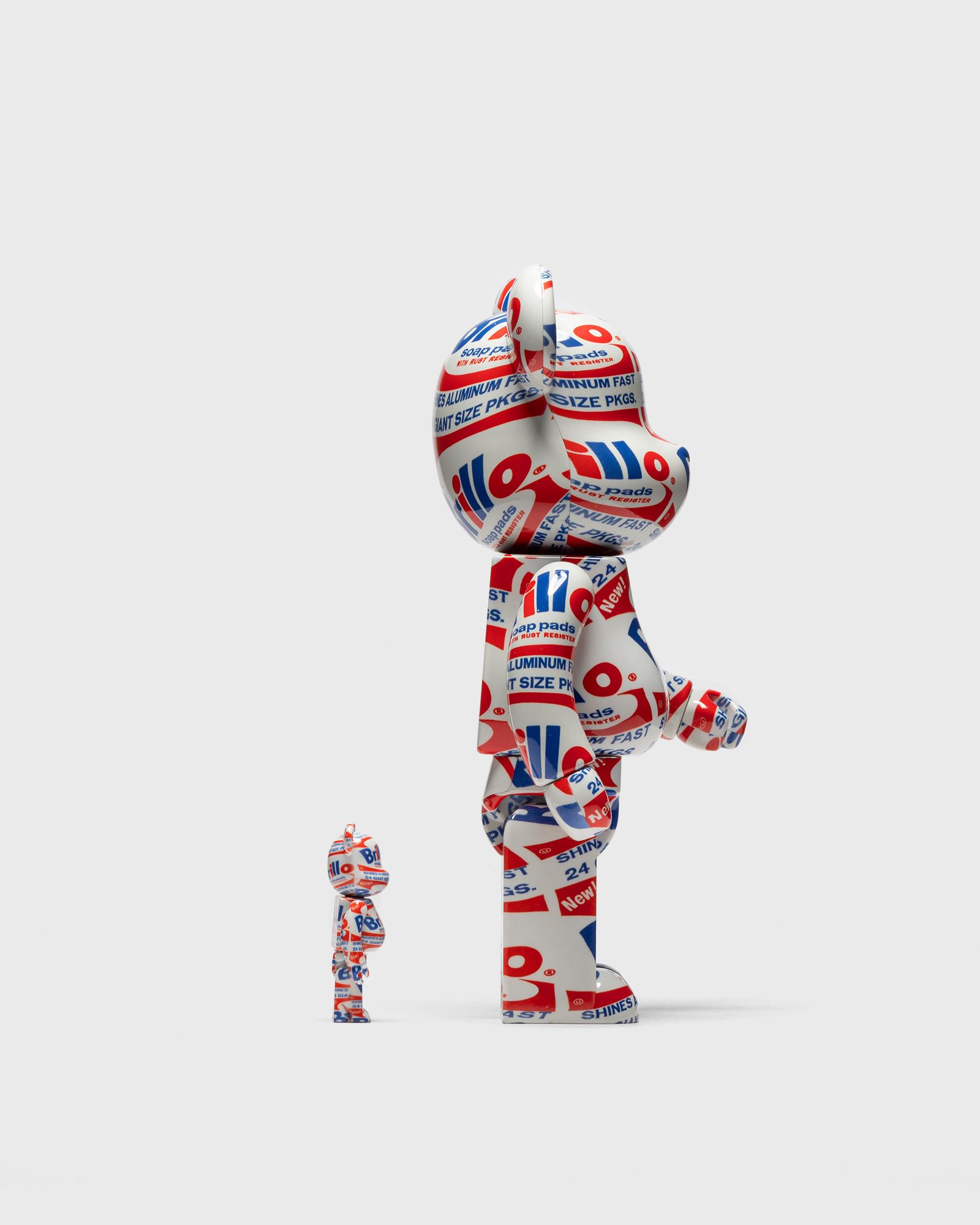 BEARBRICK ANDY WARHOL BRILLO BOX 2-PACK 400%