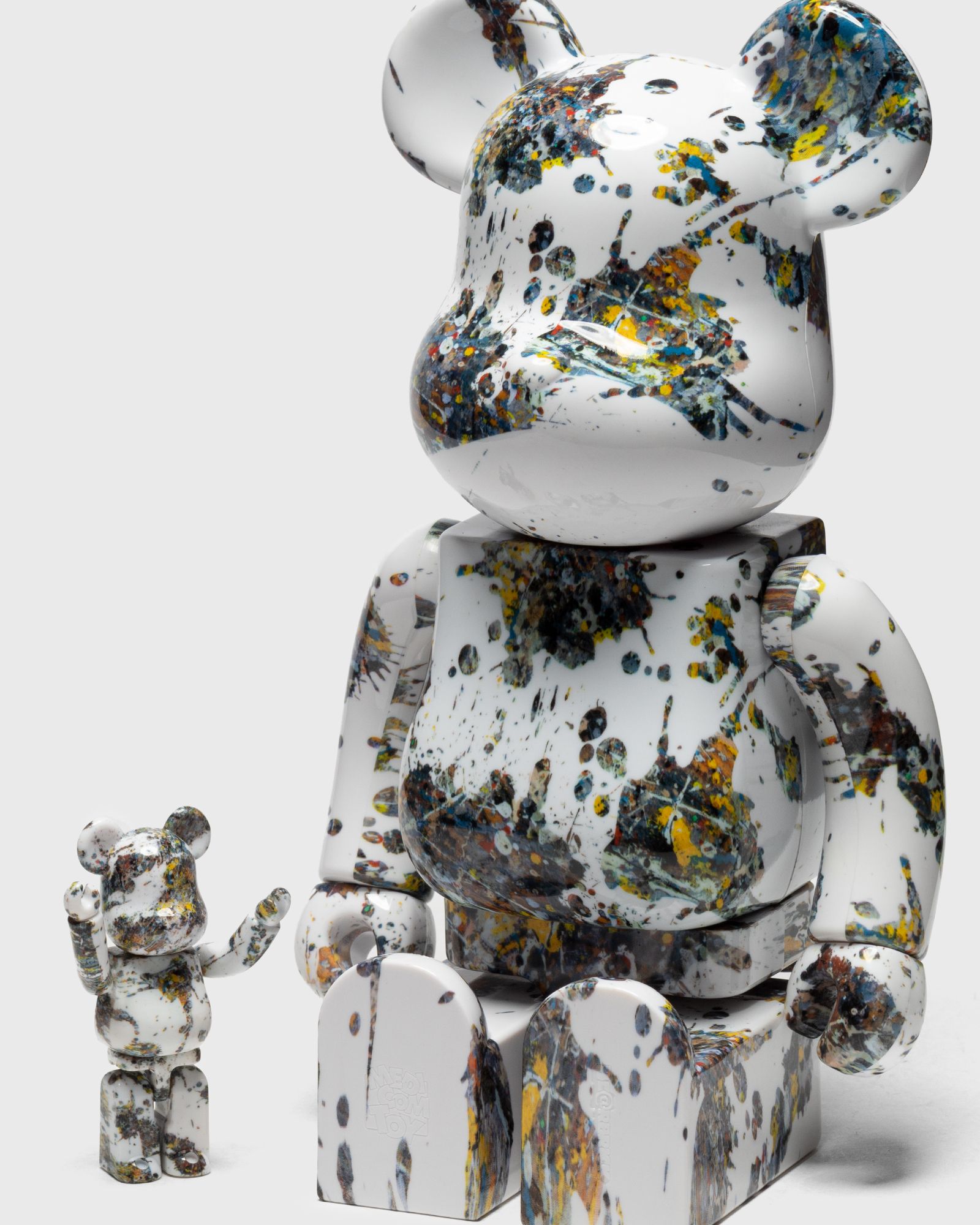 BEARBRICK JACKSON POLLOCK SPLASH 2-PACK 400% 