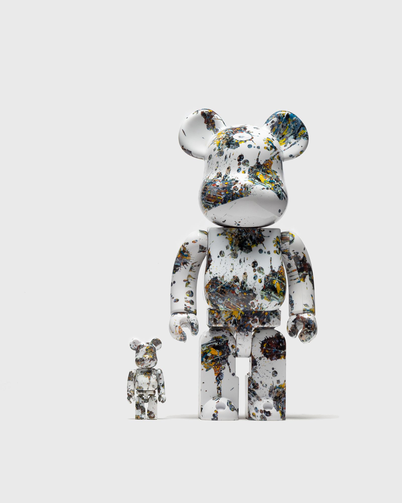 BEARBRICK JACKSON POLLOCK SPLASH 2-PACK 400% 