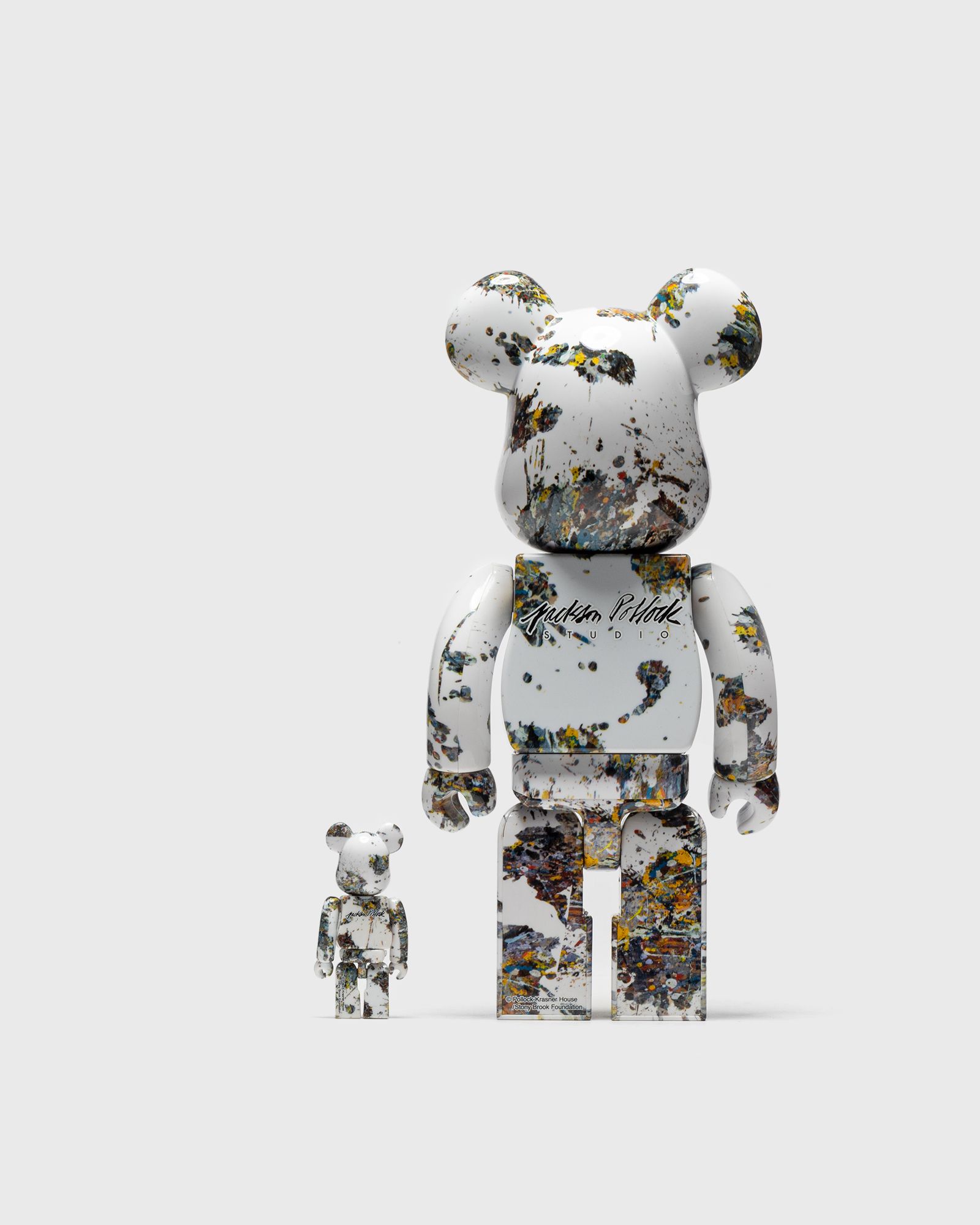 BEARBRICK JACKSON POLLOCK SPLASH 2-PACK 400% 