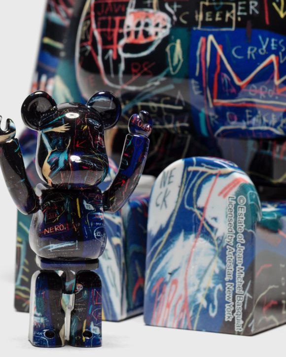 MEDICOM BE@RBRICK JEAN-MICHEL BASQUIAT #7 - 100% + 400