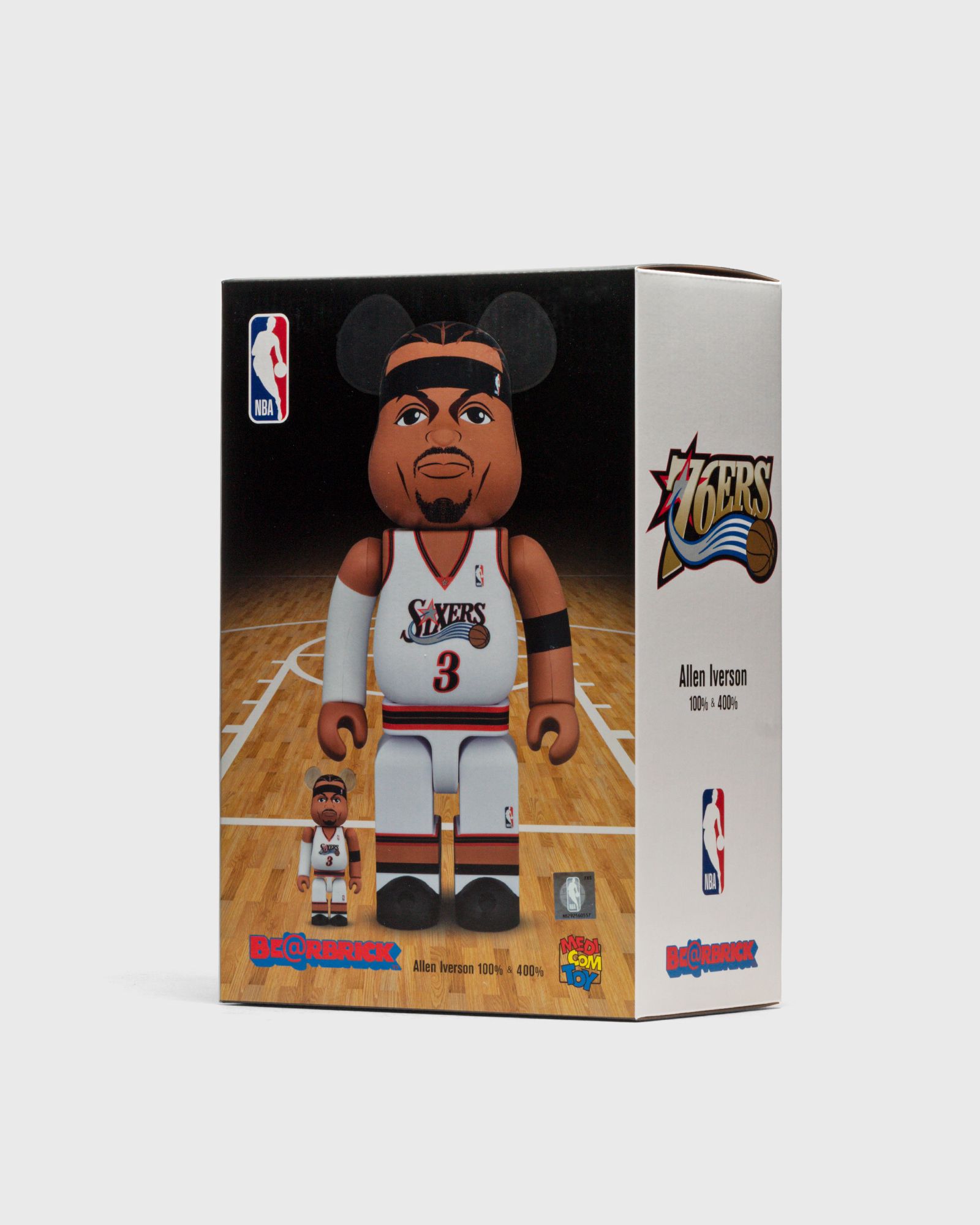 BEARBRICK 400% ALLEN IVERSON 2-PACK