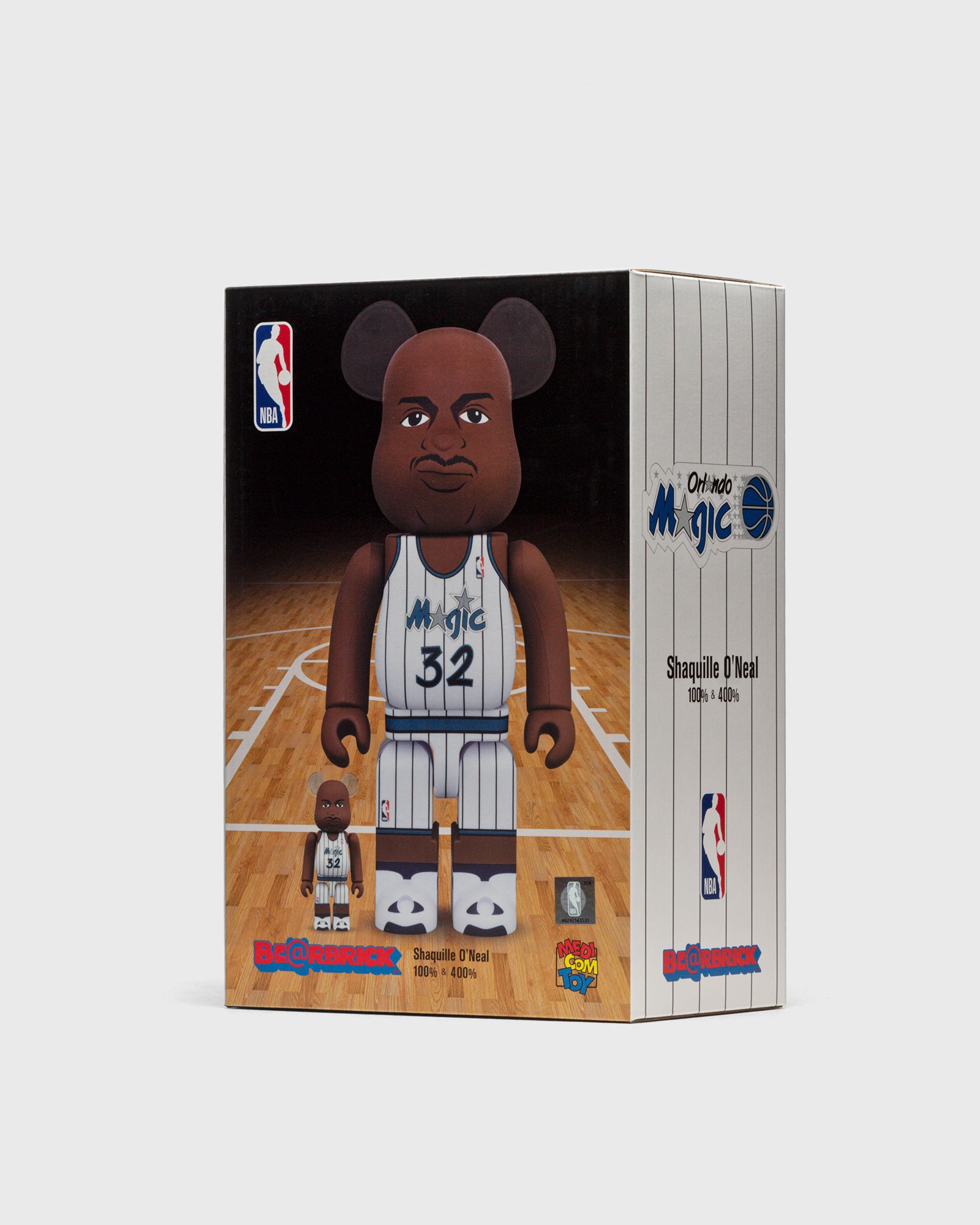 BEARBRICK 400% SHAQUILLE O'NEAL 2-PACK