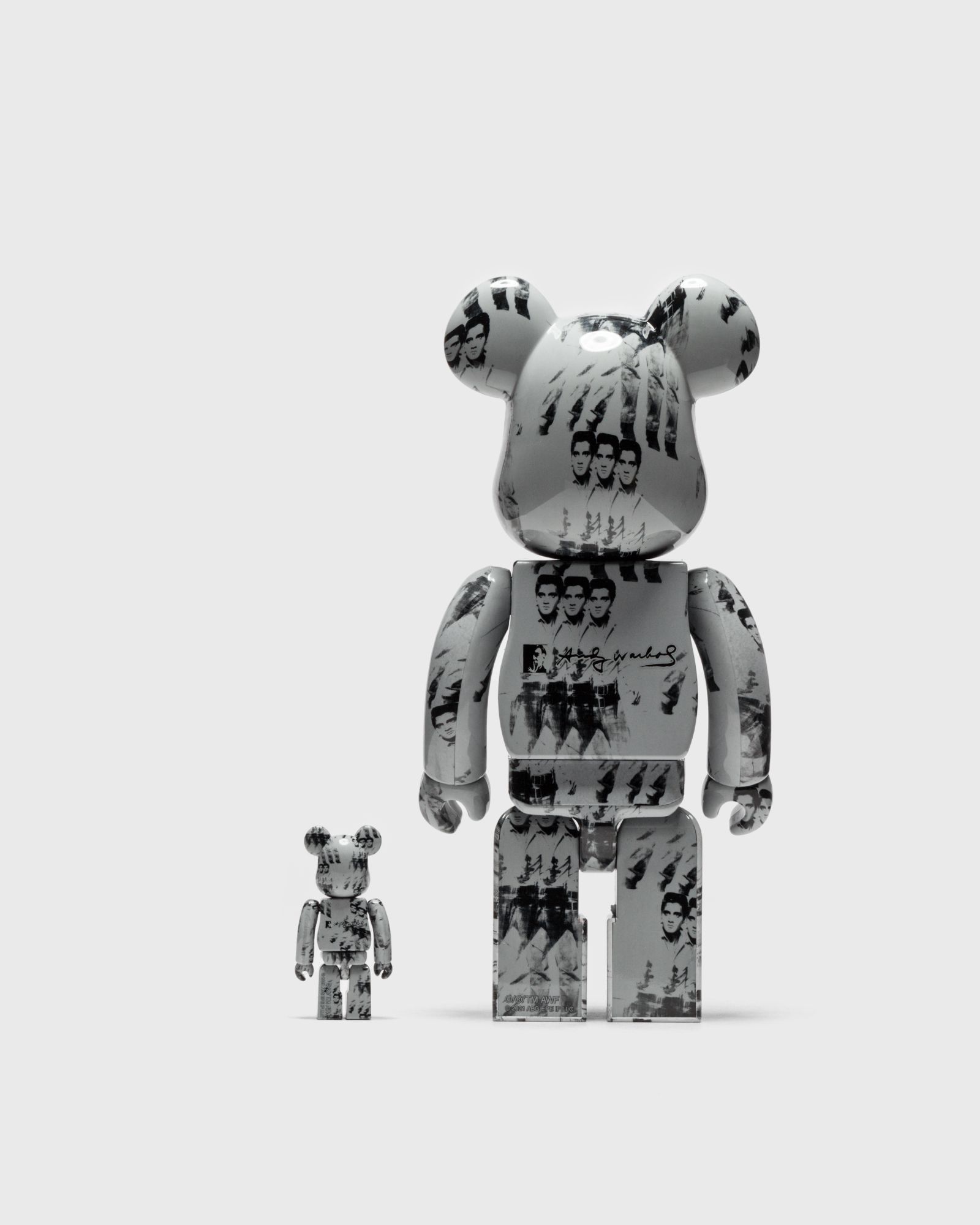 BE@RBRICK ANDY WARHOL ELVIS PRESLEY - 100% + 400%