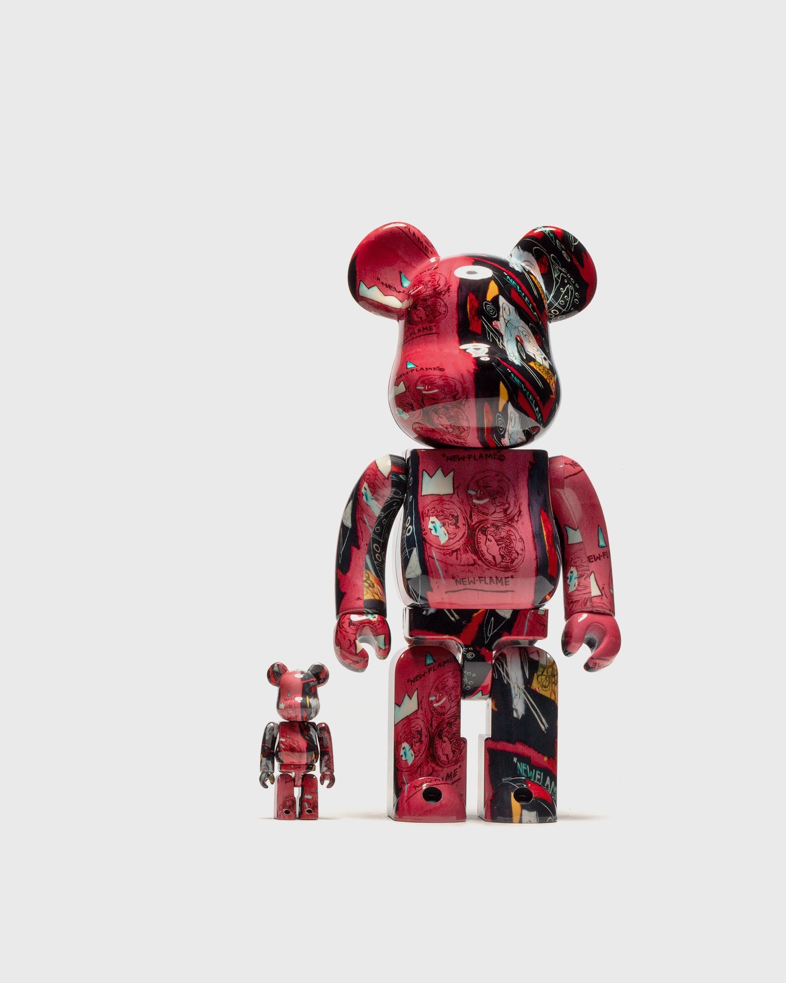 BEARBRICK 400% WARHOL X BASQUIAT #1 2-PACK