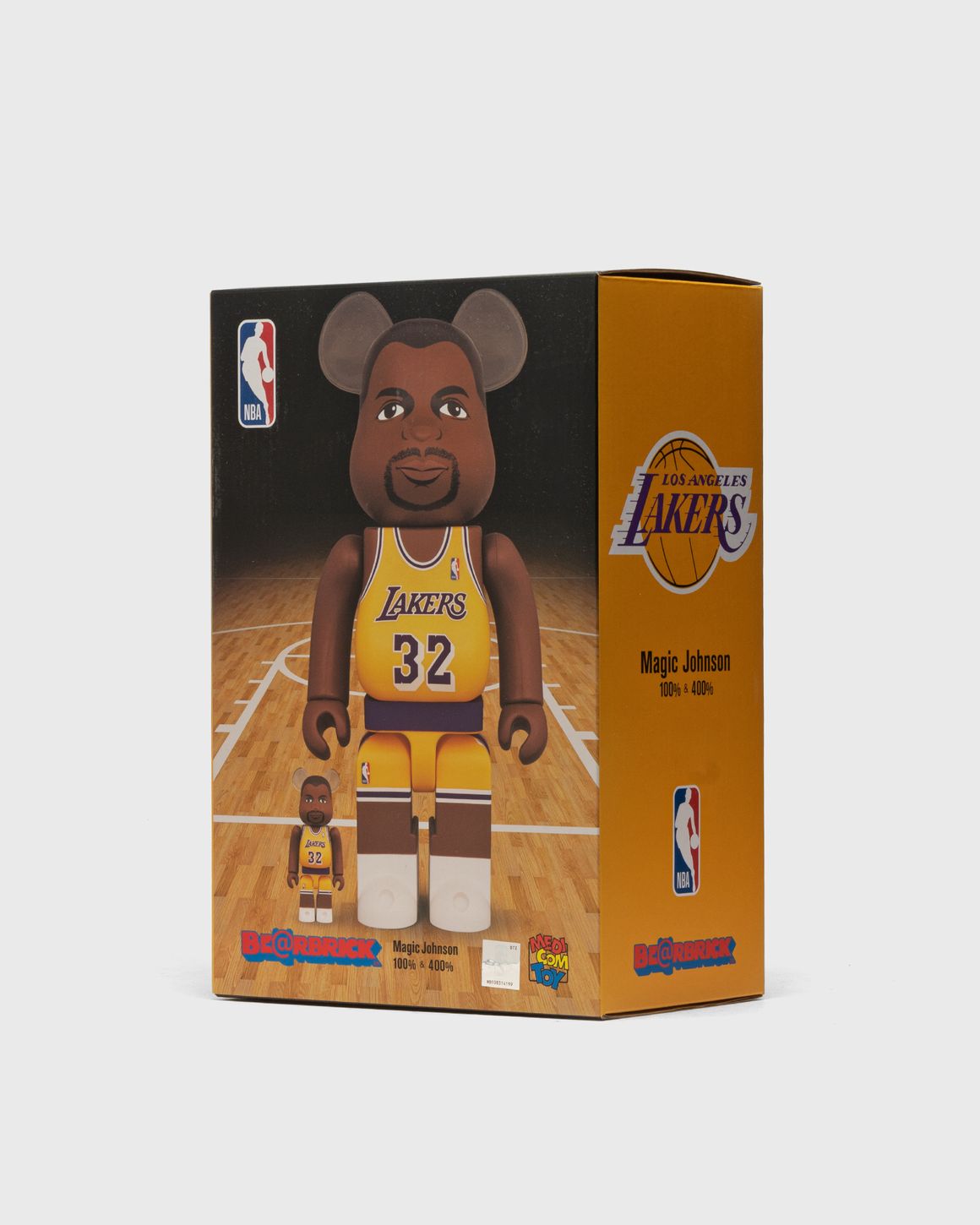 Medicom Toy BE@RBRICK Bearbrick 400% + 100% MAGIC JOHNSON