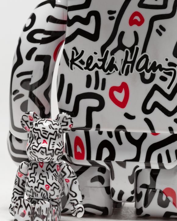 MEDICOM BEARBRICK 400% KEITH HARING #8 2-PACK Multi | BSTN Store