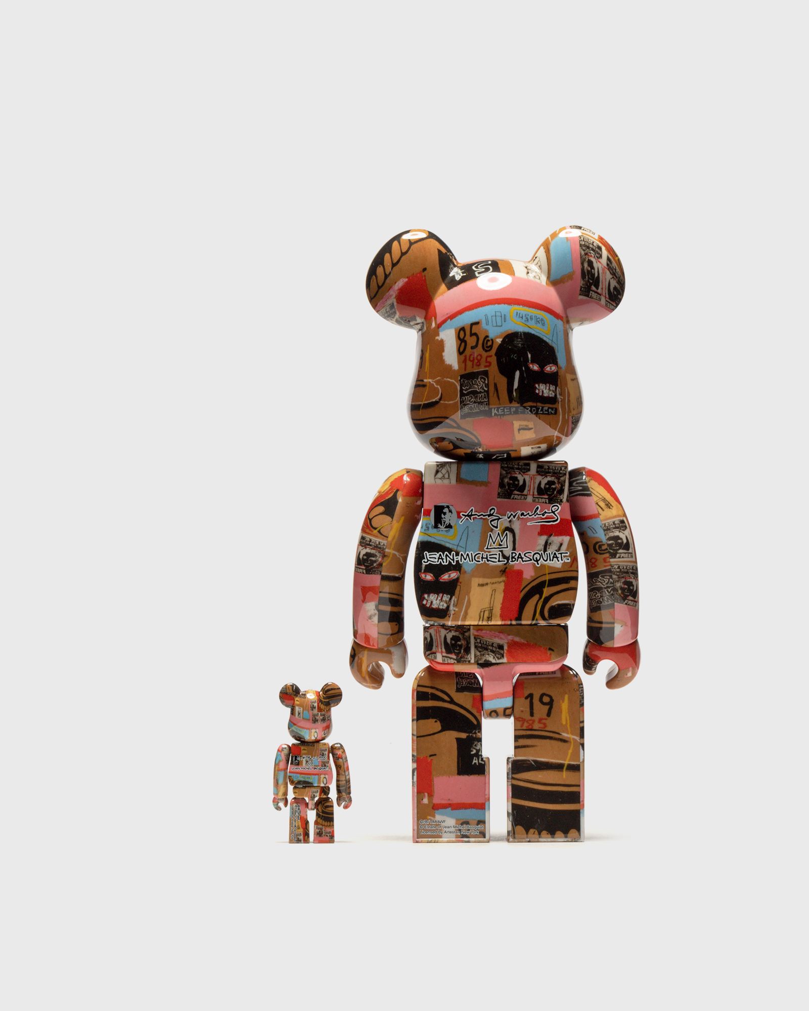 BEARBRICK 400% WARHOL X BASQUIAT #2 2-PACK