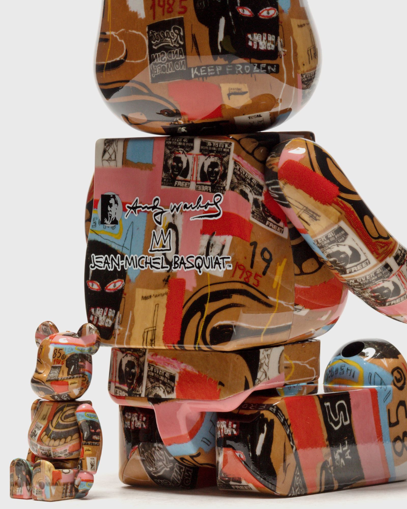 BEARBRICK 400% WARHOL X BASQUIAT #2 2-PACK
