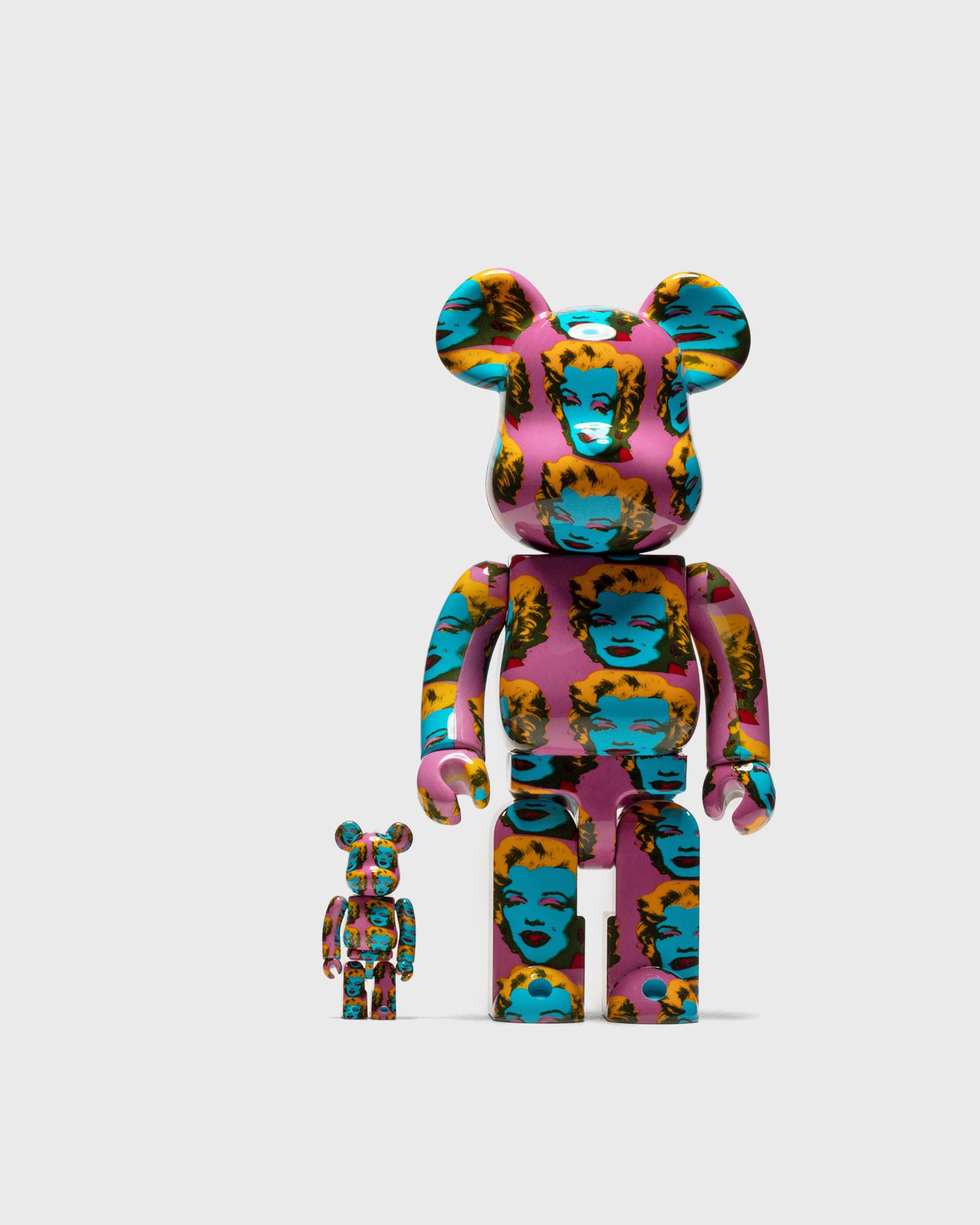 BEARBRICK 400% ANDY WARHOL MARILYN MONROE #2 2-PACK