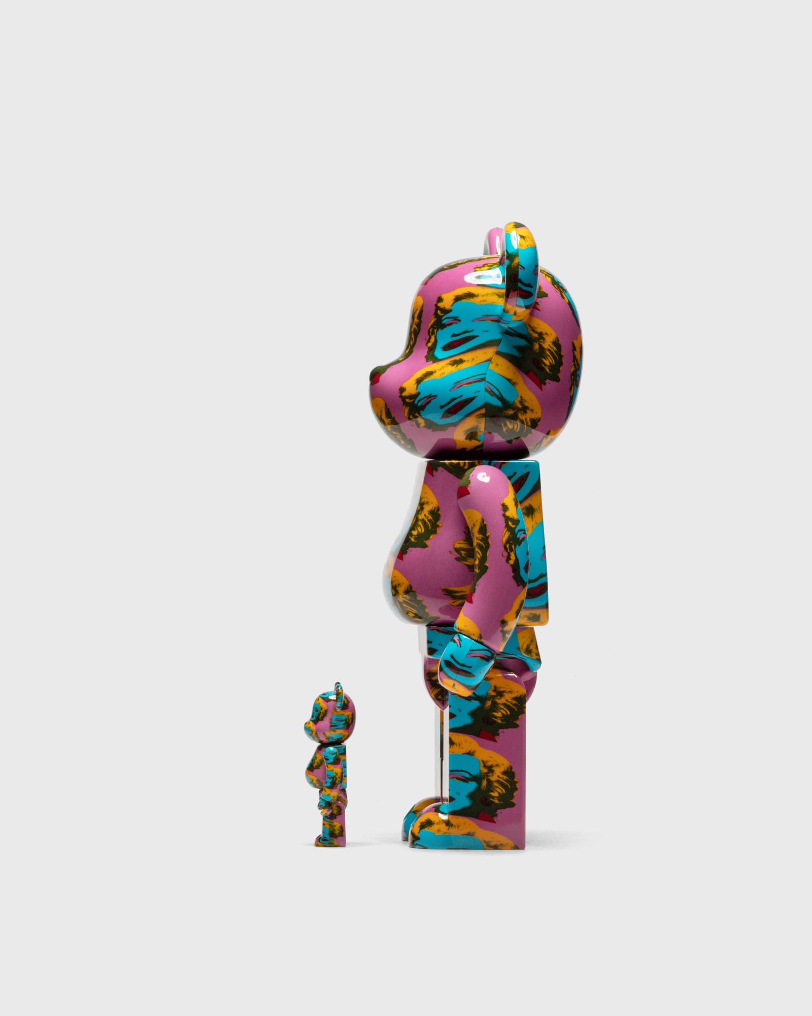 BEARBRICK 400% ANDY WARHOL MARILYN MONROE #2 2-PACK
