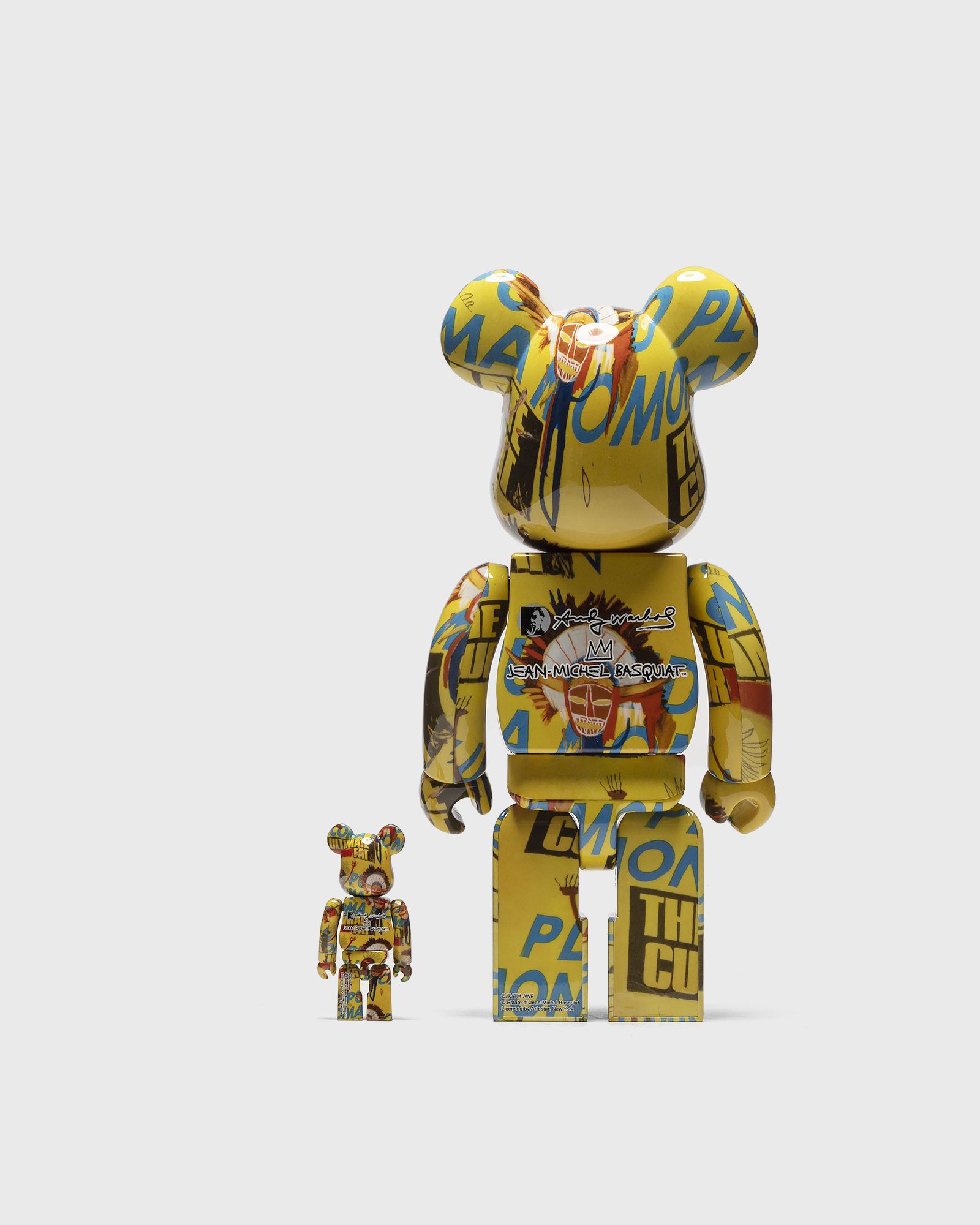 BEARBRICK 400% WARHOL X BASQUIAT #3 2-PACK