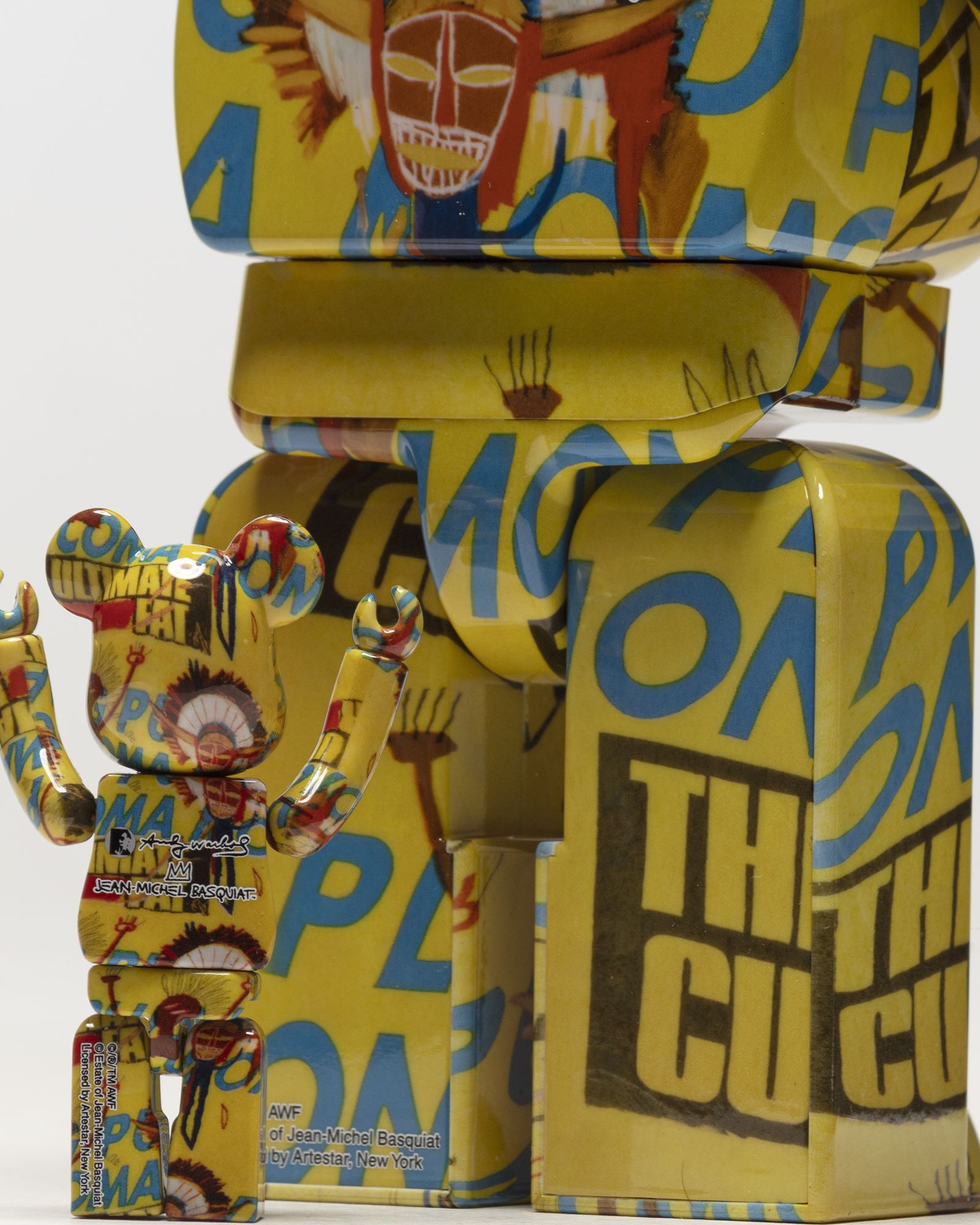 BEARBRICK 400% WARHOL X BASQUIAT #3 2-PACK
